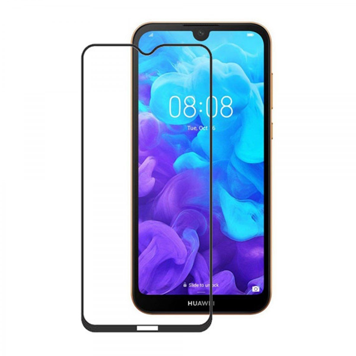 Nettech Huawei Y5 2019 Uyumlu 5D Glas Full Cam Koruyucu VR-17225