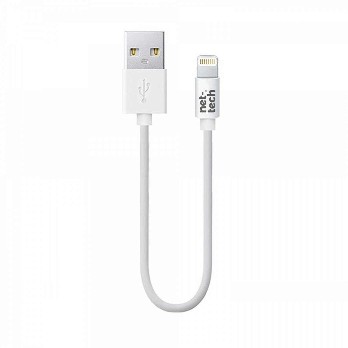 Nettech NT-26 Plastik 20 Cm Lightning Şarj ve Data Kablosu NT-27419