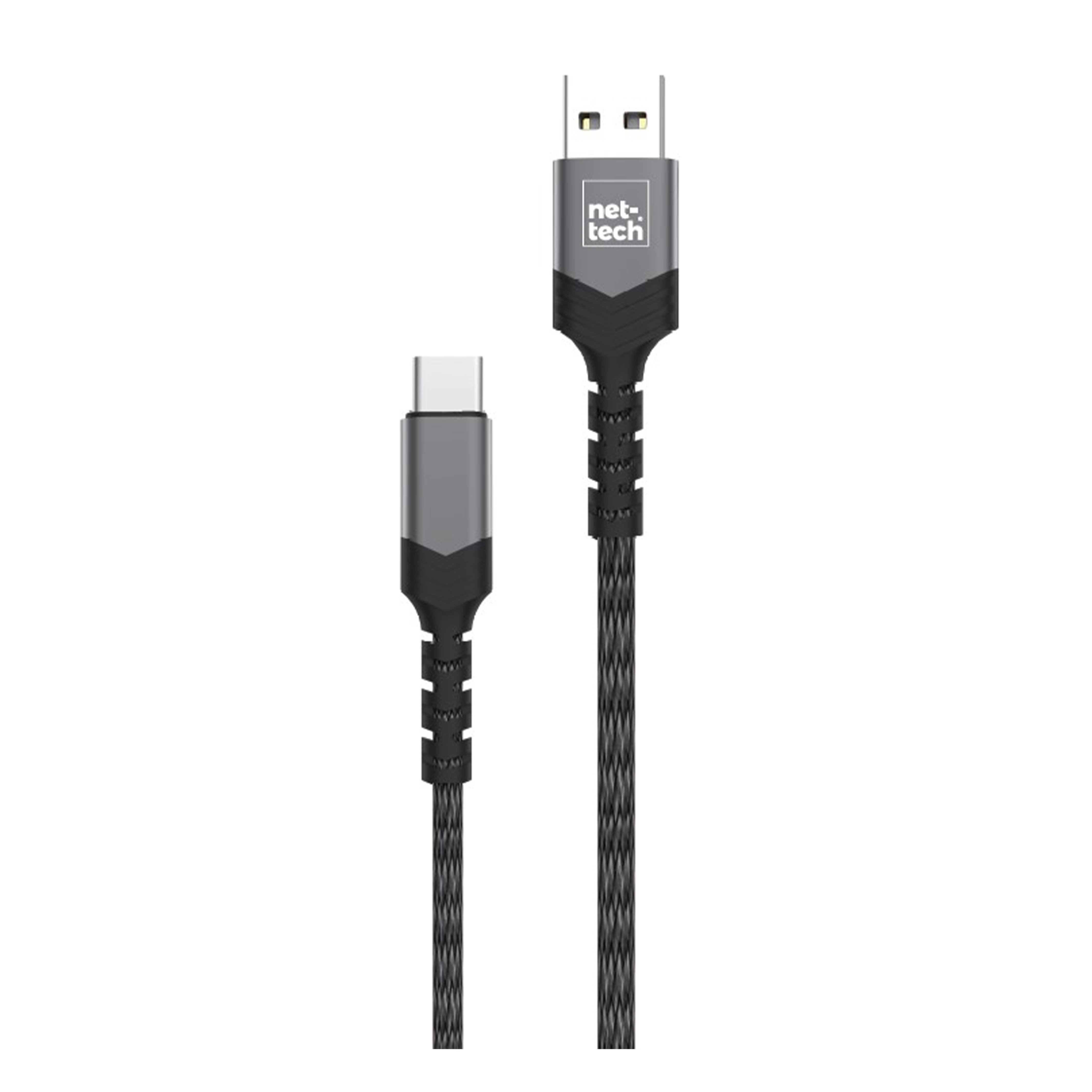 Nettech NT-DC16 İp Örgü 120 Cm Type-C Şarj ve Data Kablosu NT-DC16