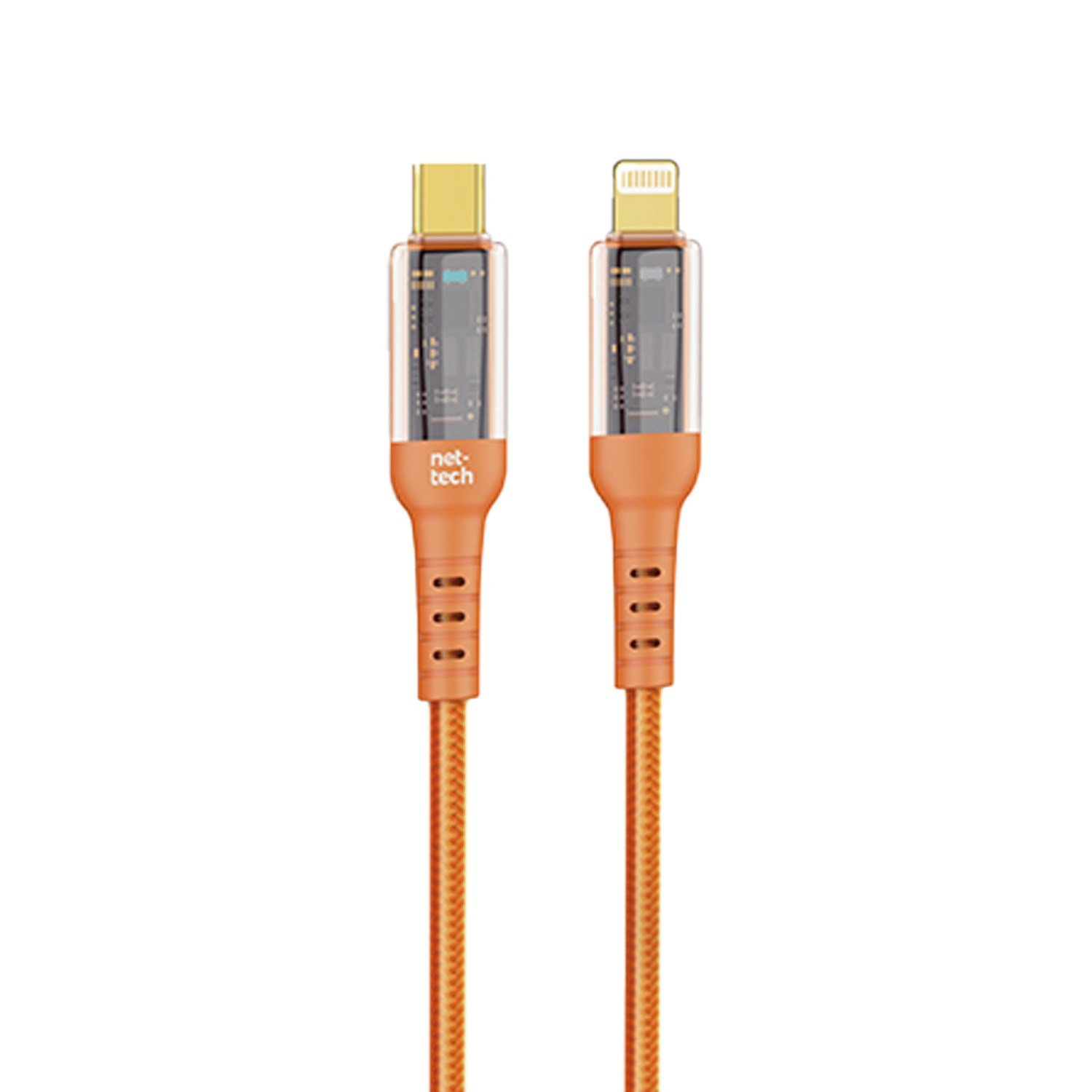 Nettech NT-DC35 30W Plastik 100 Cm Type-C To Lightning Şarj ve Data Kablosu NT-108304