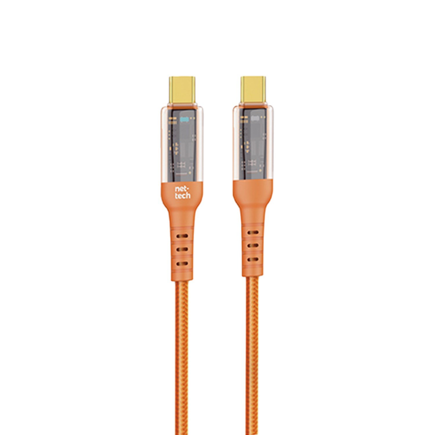 Nettech NT-DC36 60W Plastik 100 Cm Type-C To Type-C Şarj ve Data Kablosu NT-108305