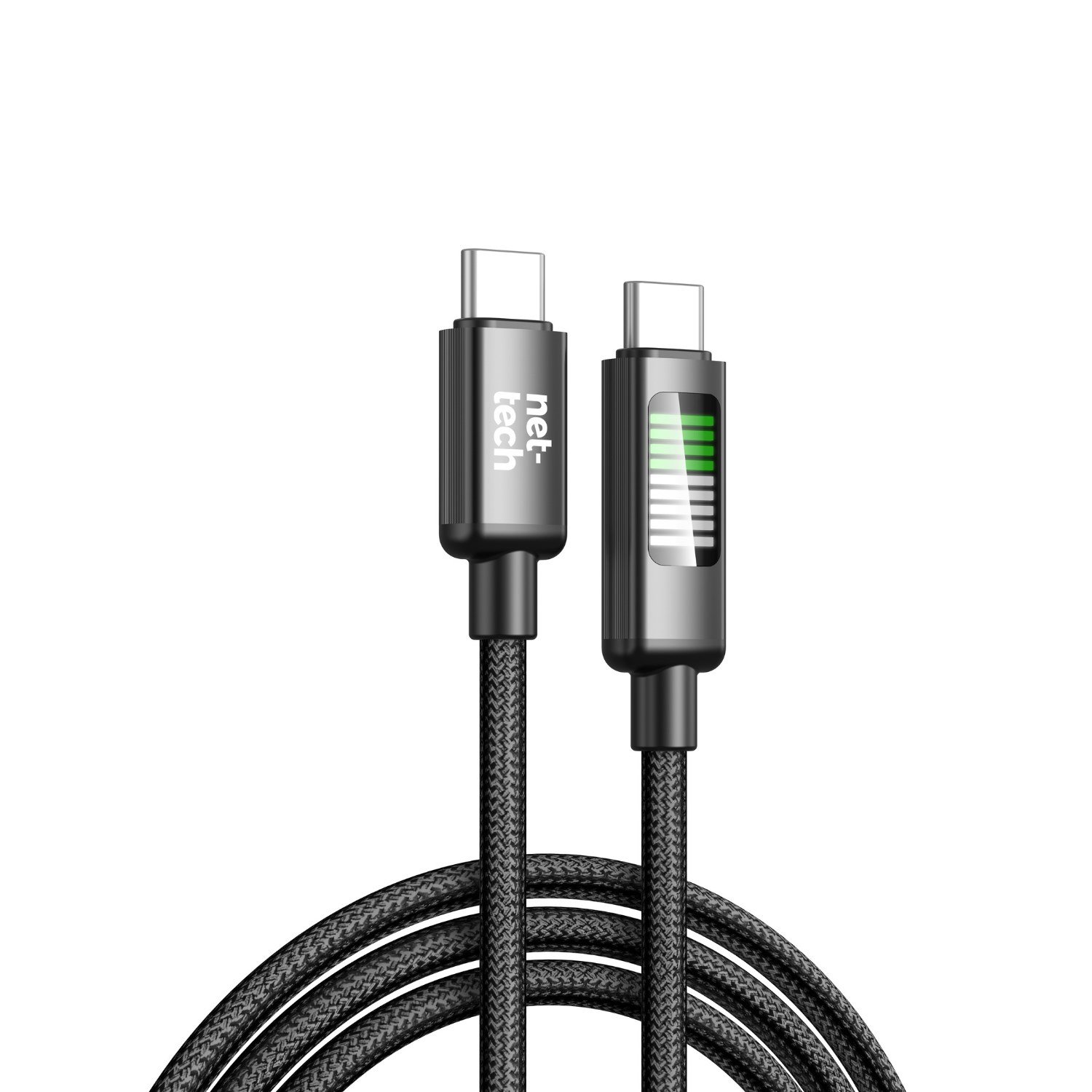 Nettech NT-DC42 60W Plastik 100 Cm Type-C To Type-C Şarj ve Data Kablosu NT-108312