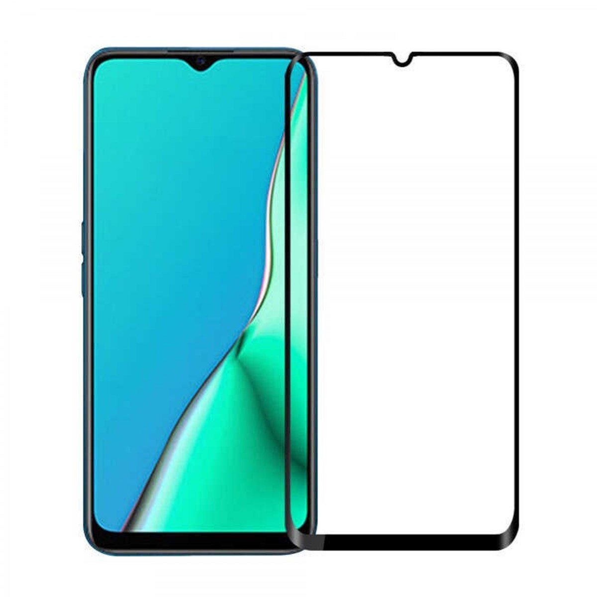 Nettech Oppo A5 2020 Uyumlu 5D Glas Full Cam Koruyucu VR-20079