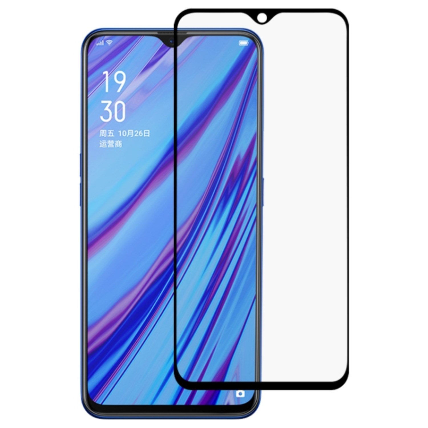Nettech Oppo A9 Uyumlu 5D Glas Full Cam Koruyucu NT-115801