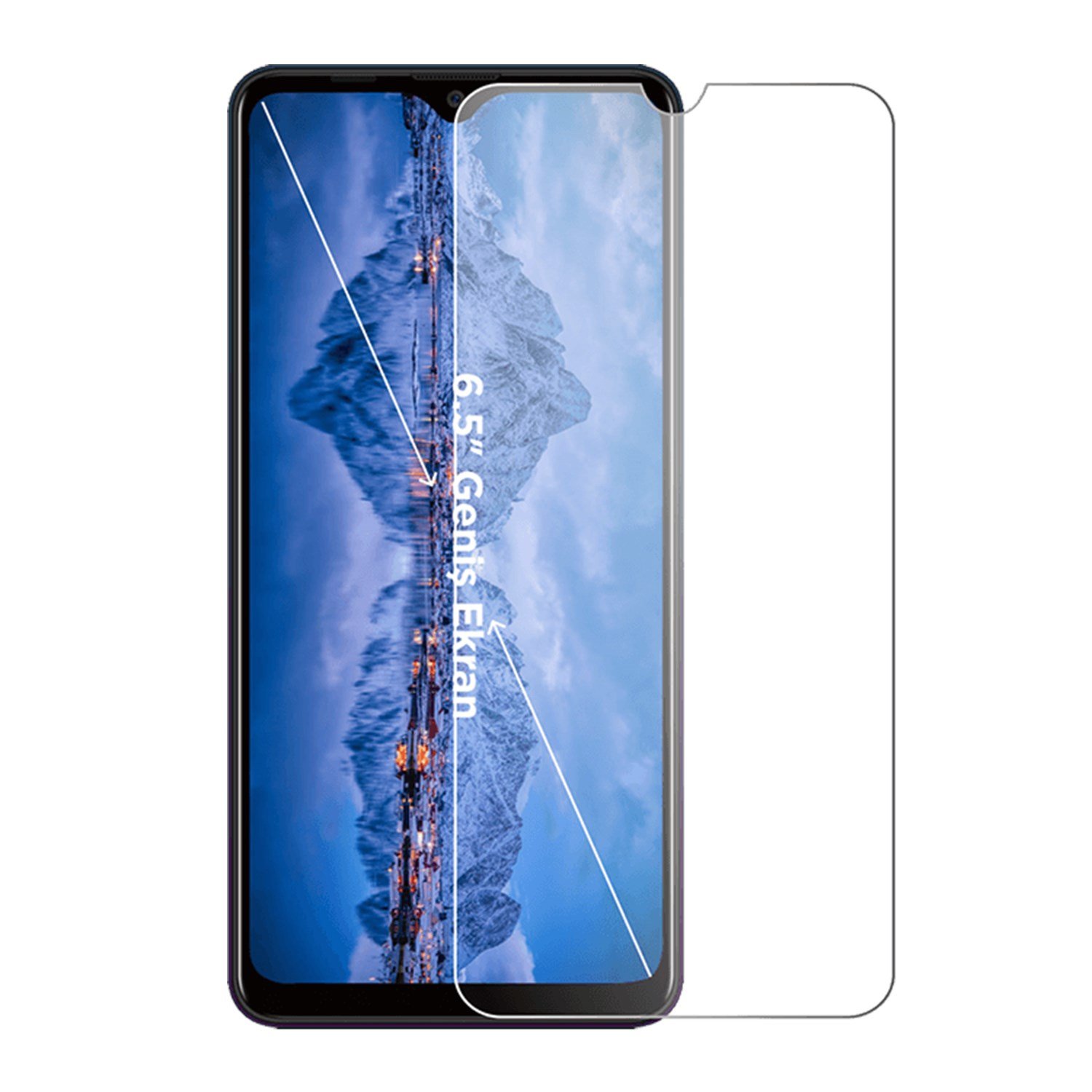 Nettech Reeder P13 Blue Max Lite Uyumlu Ön Koruma Cam Ekran Koruyucu NT-90219