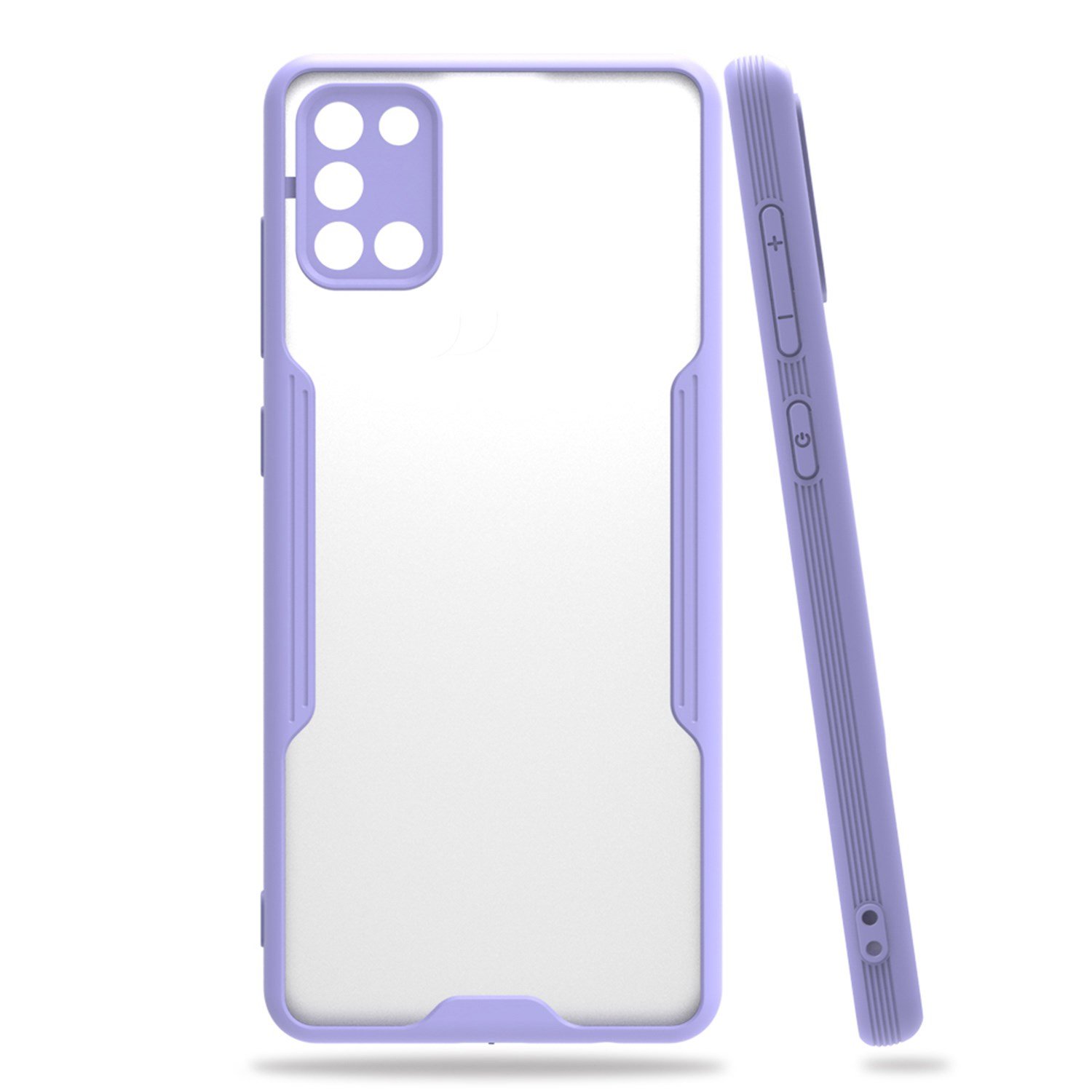 Nettech Samsung Galaxy A21S Uyumlu Platin Seri Arka Koruma Kılıf NT-86342