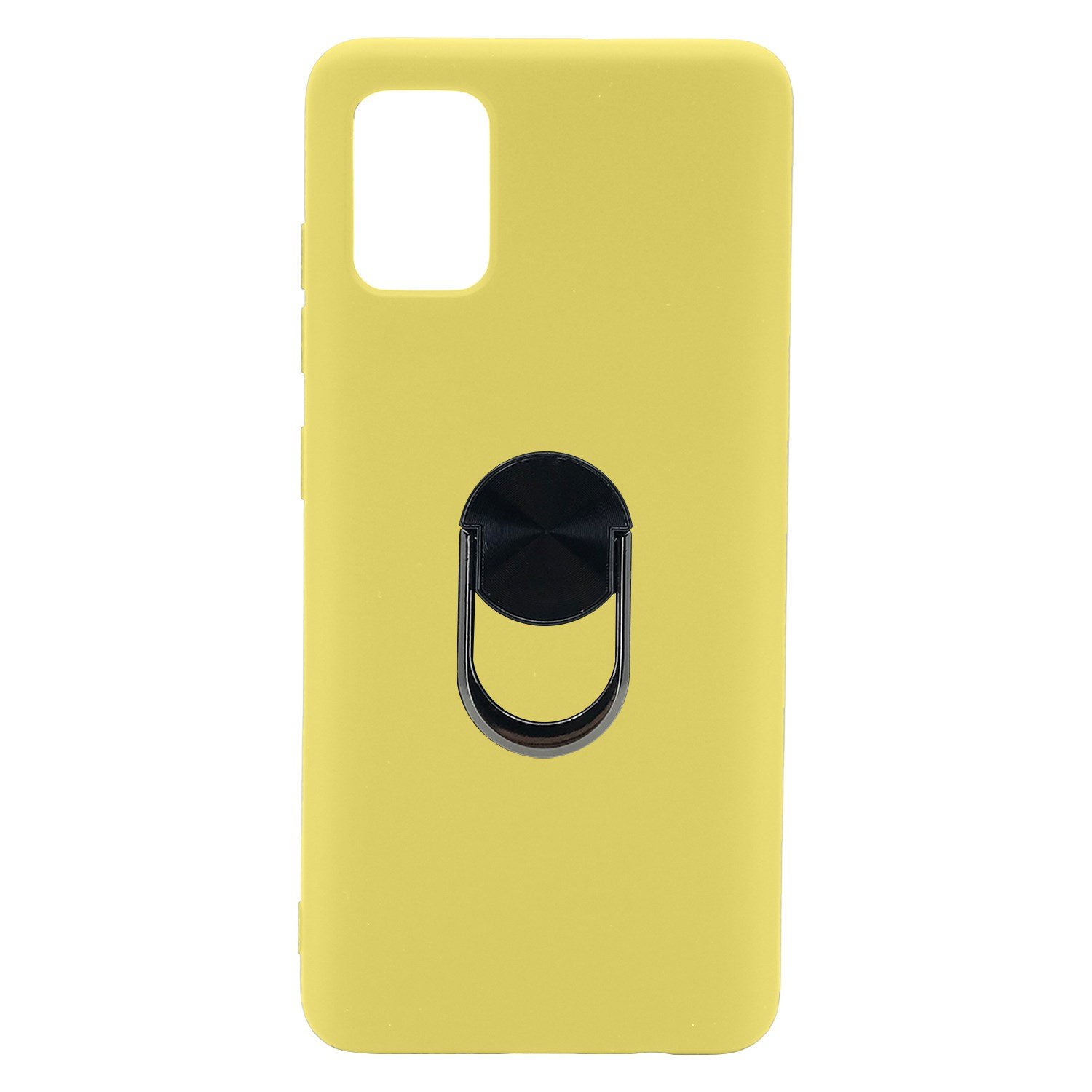 Nettech Samsung Galaxy A51 Uyumlu Leather Ring Nano Arka Koruma Kılıf NT-82896