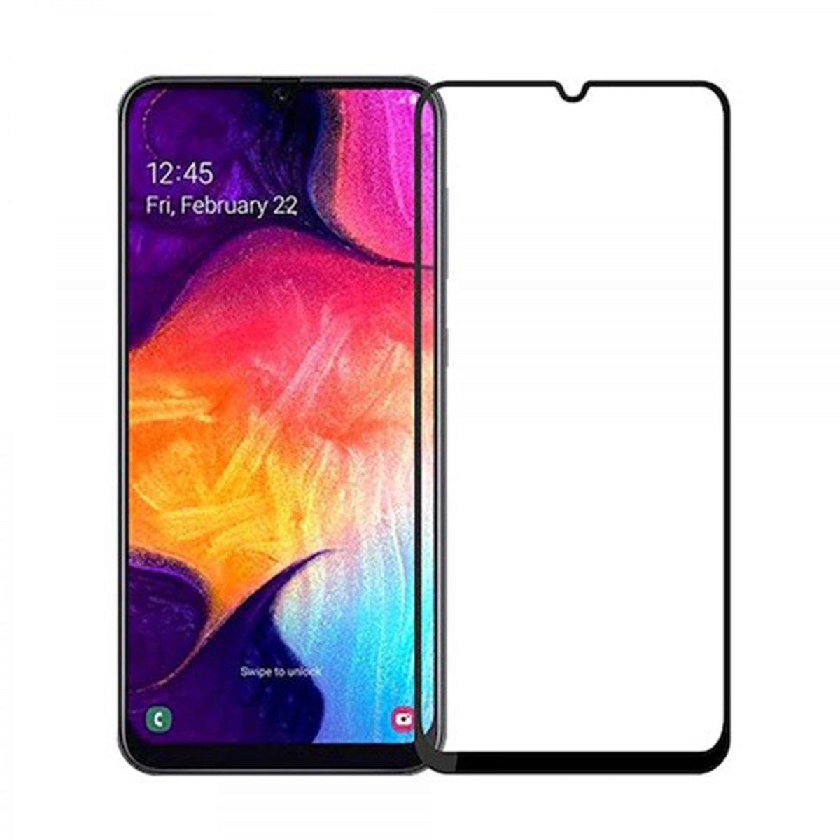 Nettech Samsung Galaxy A70 Uyumlu 5D Glas Full Cam Koruyucu VR-14848