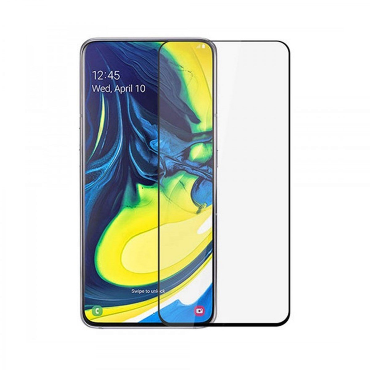 Nettech Samsung Galaxy A90 Uyumlu 5D Glas Full Cam Koruyucu VR-18372