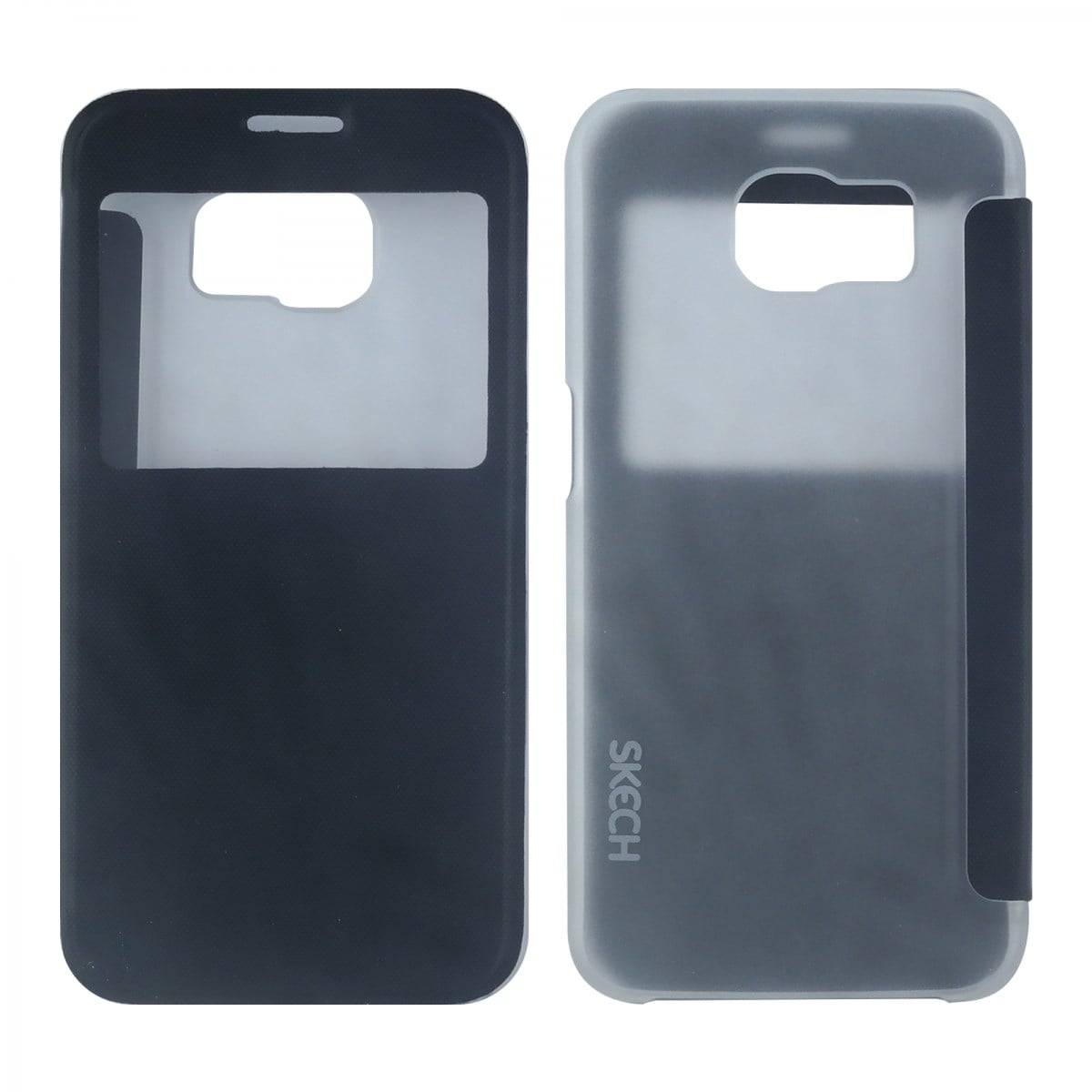 Nettech Samsung Galaxy G920 S6 Uyumlu Pencereli Kapaklı Kılıf NT-15605
