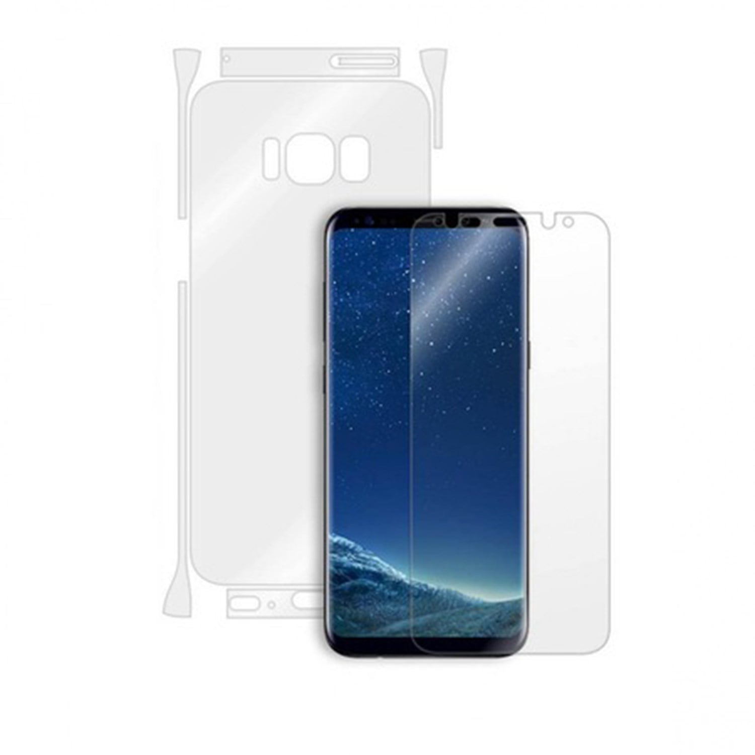 Nettech Samsung Galaxy G955 S8 Plus Uyumlu Ön ve Arka Koruma 360 Full Kaplama NT-15741