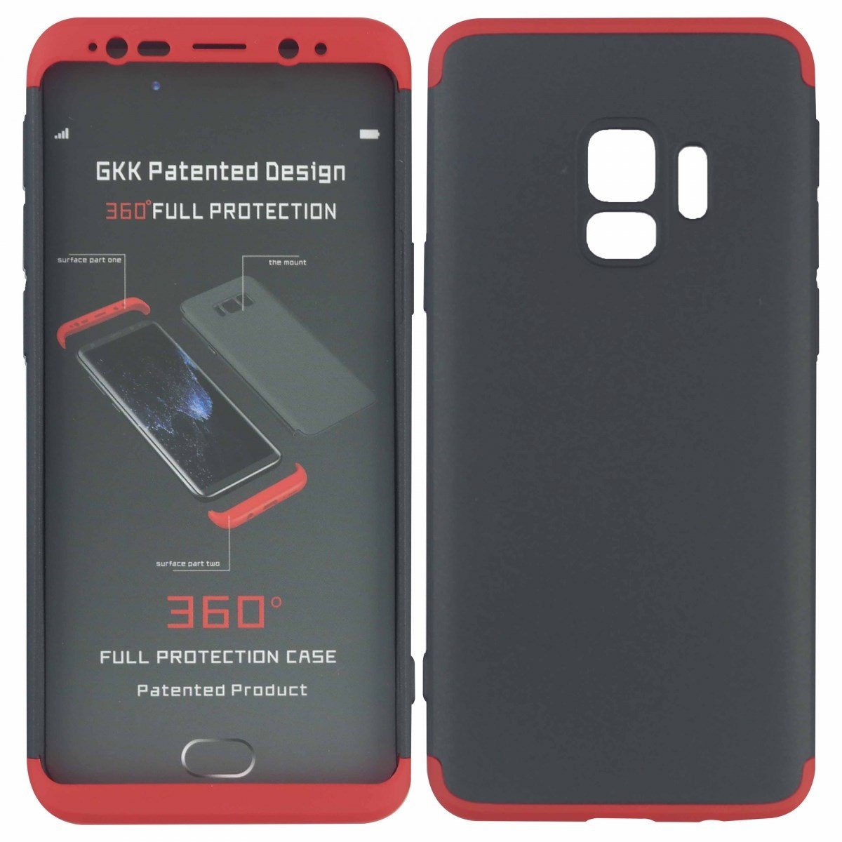 Nettech Samsung Galaxy G960 S9 Uyumlu 360 Koruyucu Arka Koruma Kılıf VR-4312