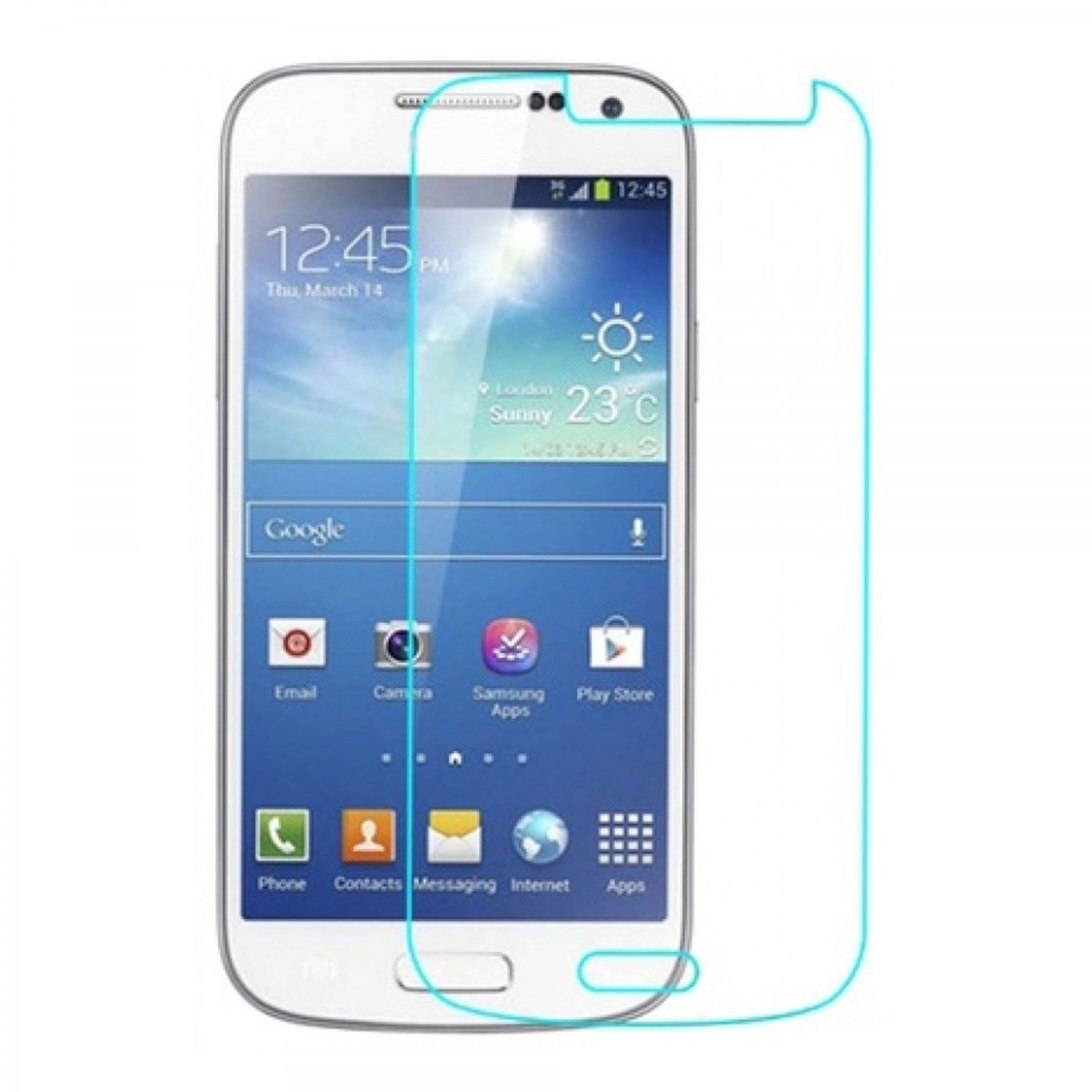 Nettech Samsung Galaxy i9190 S4 Mini Uyumlu Ön Koruma Cam Ekran Koruyucu NT-2419