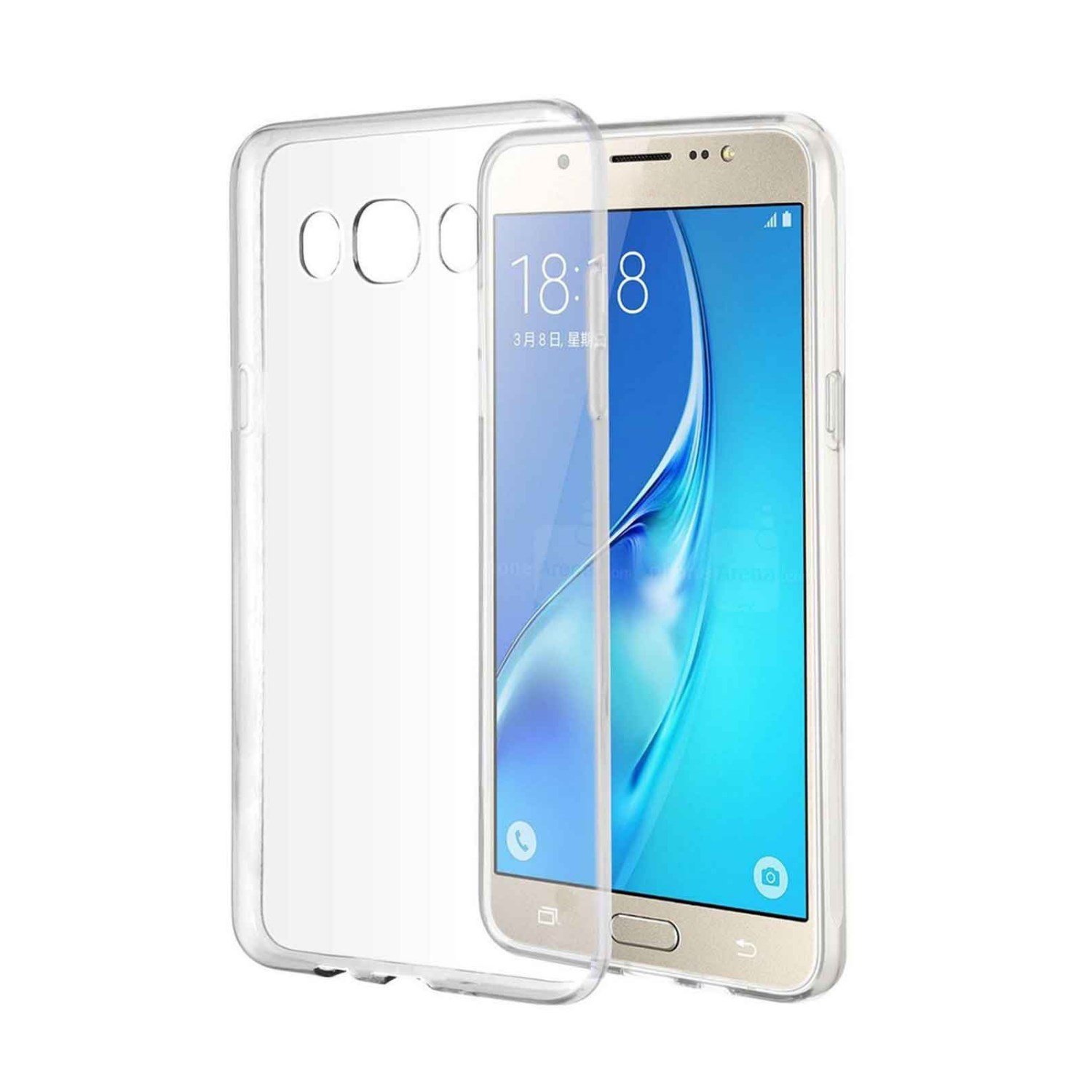 Nettech Samsung Galaxy J510 J5 2016 Uyumlu Şeffaf Seri Arka Koruma Kılıf VR-6493