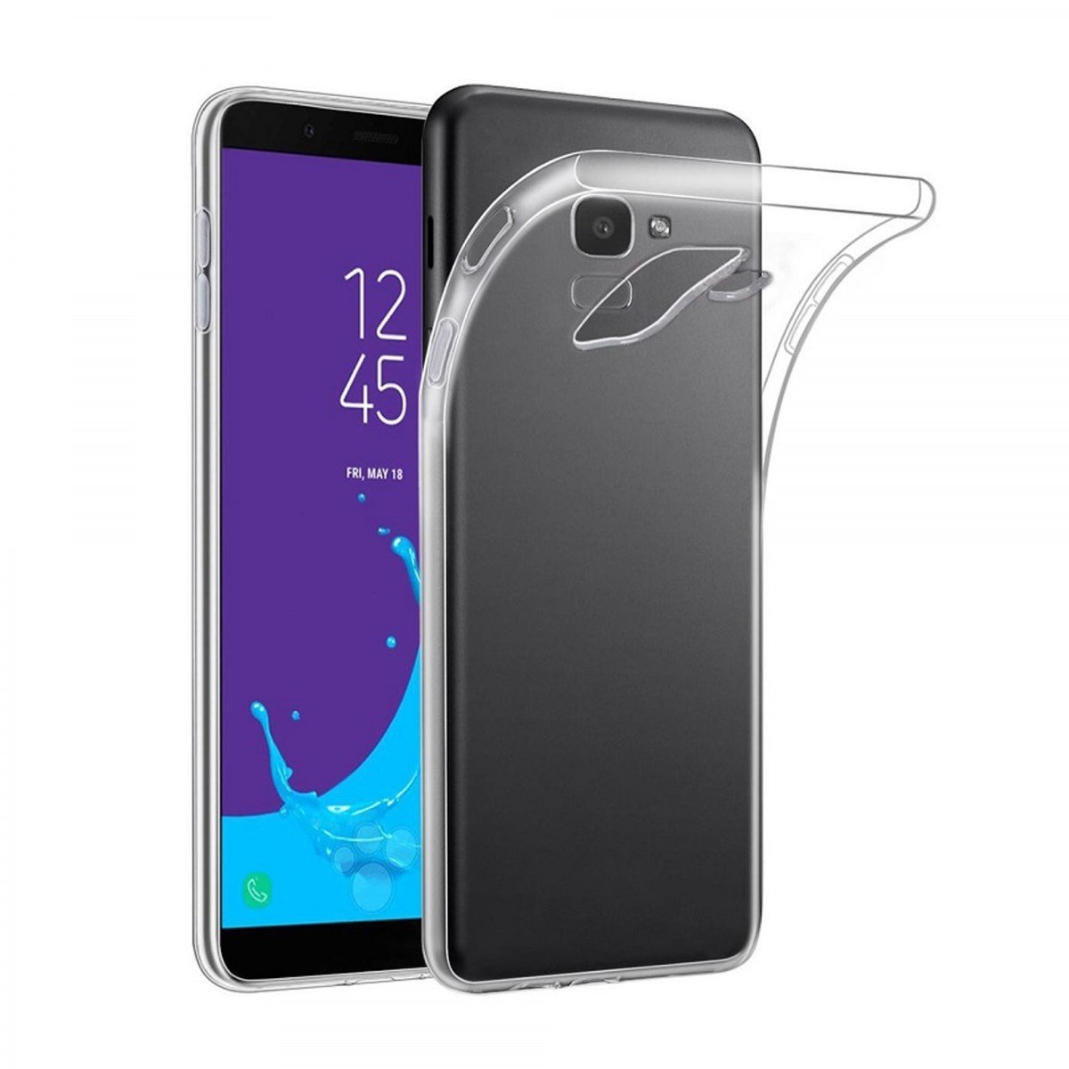 Nettech Samsung Galaxy J610 J6 Plus Uyumlu Şeffaf Seri Arka Koruma Kılıf VR-12518