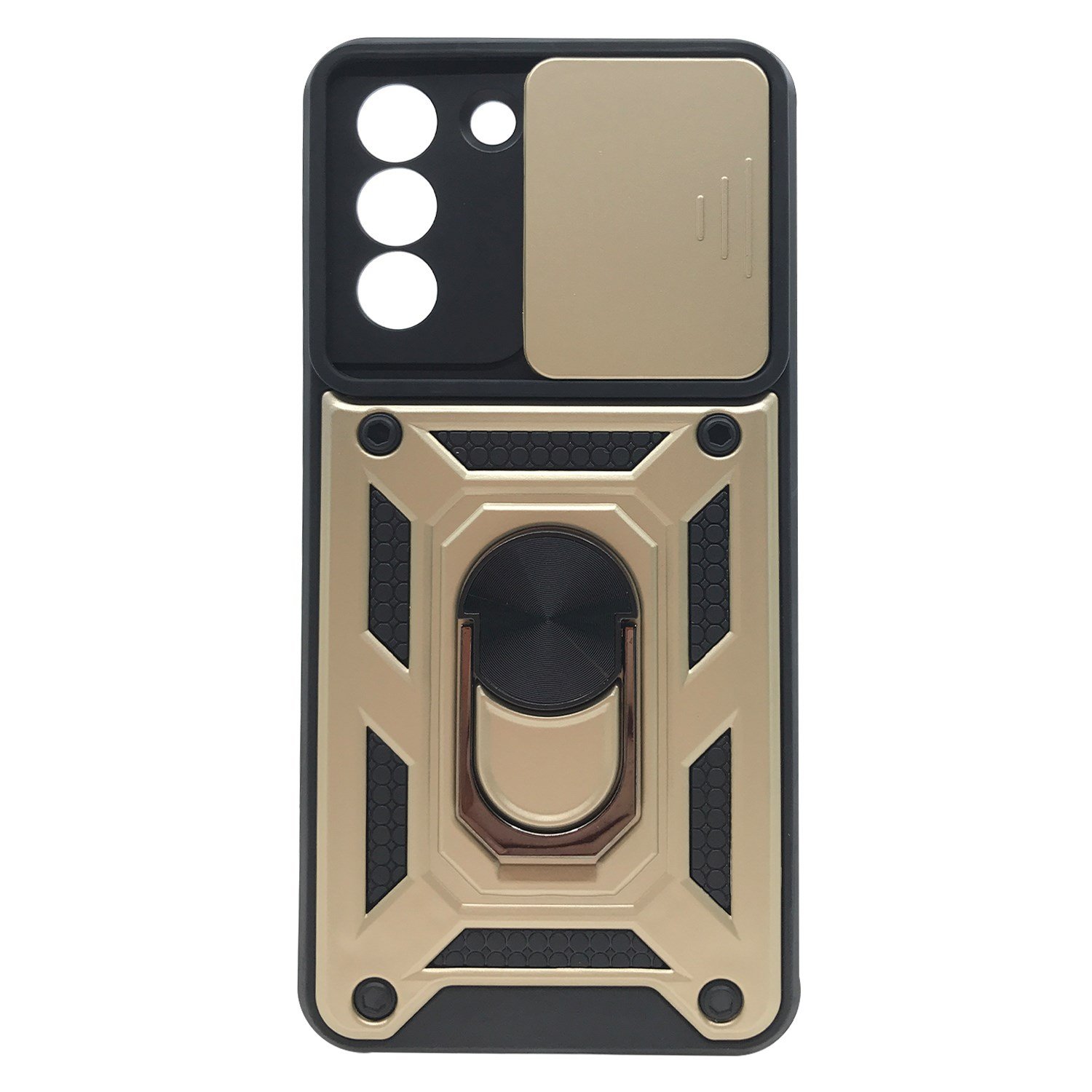 Nettech Samsung Galaxy S21 Plus Uyumlu Kızaklı Panzer Seri Arka Koruma Kılıf NT-86215