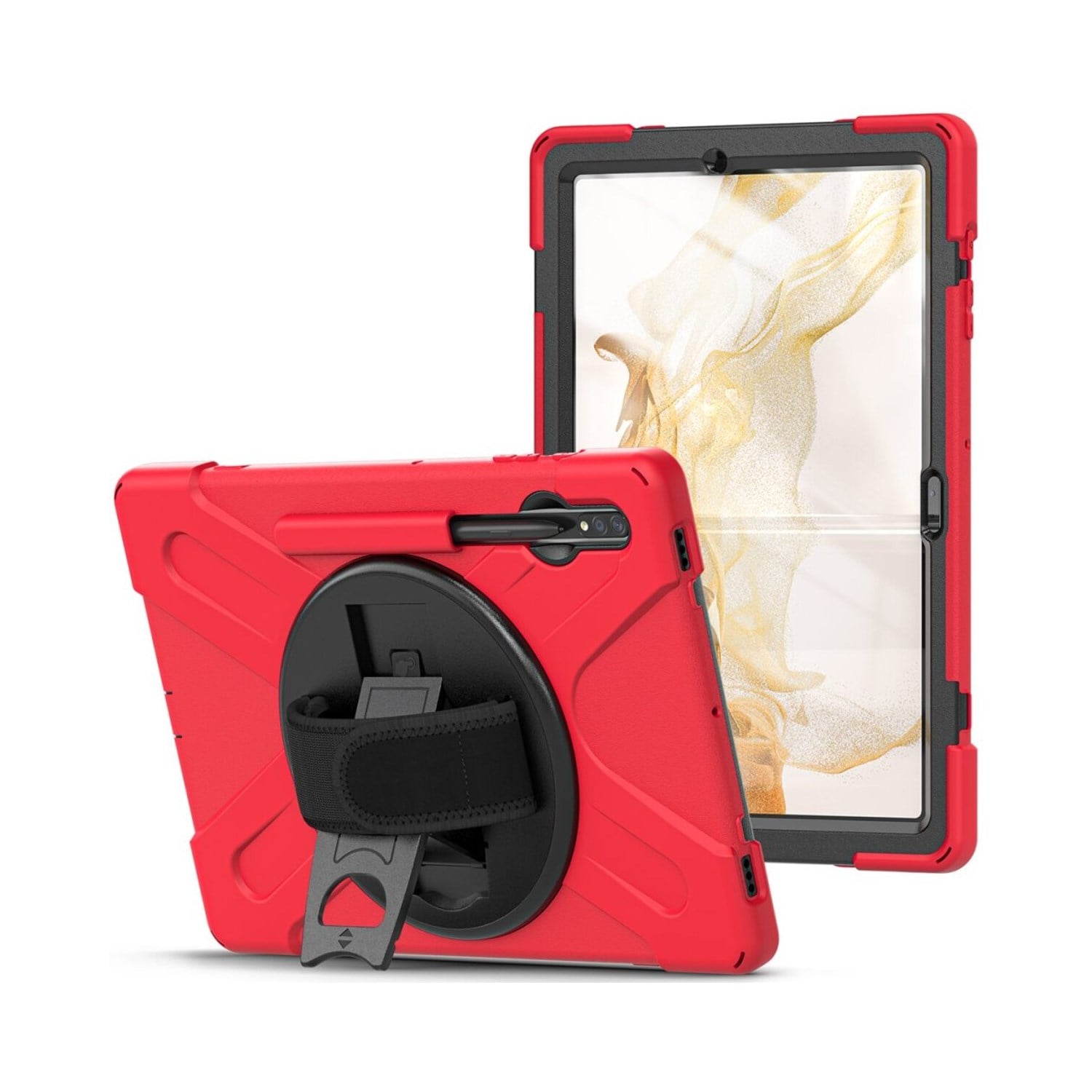 Nettech Samsung Galaxy T970 Tab S7 Plus 12.4 İnc Uyumlu Sport Seri Arka Koruma NT-105967