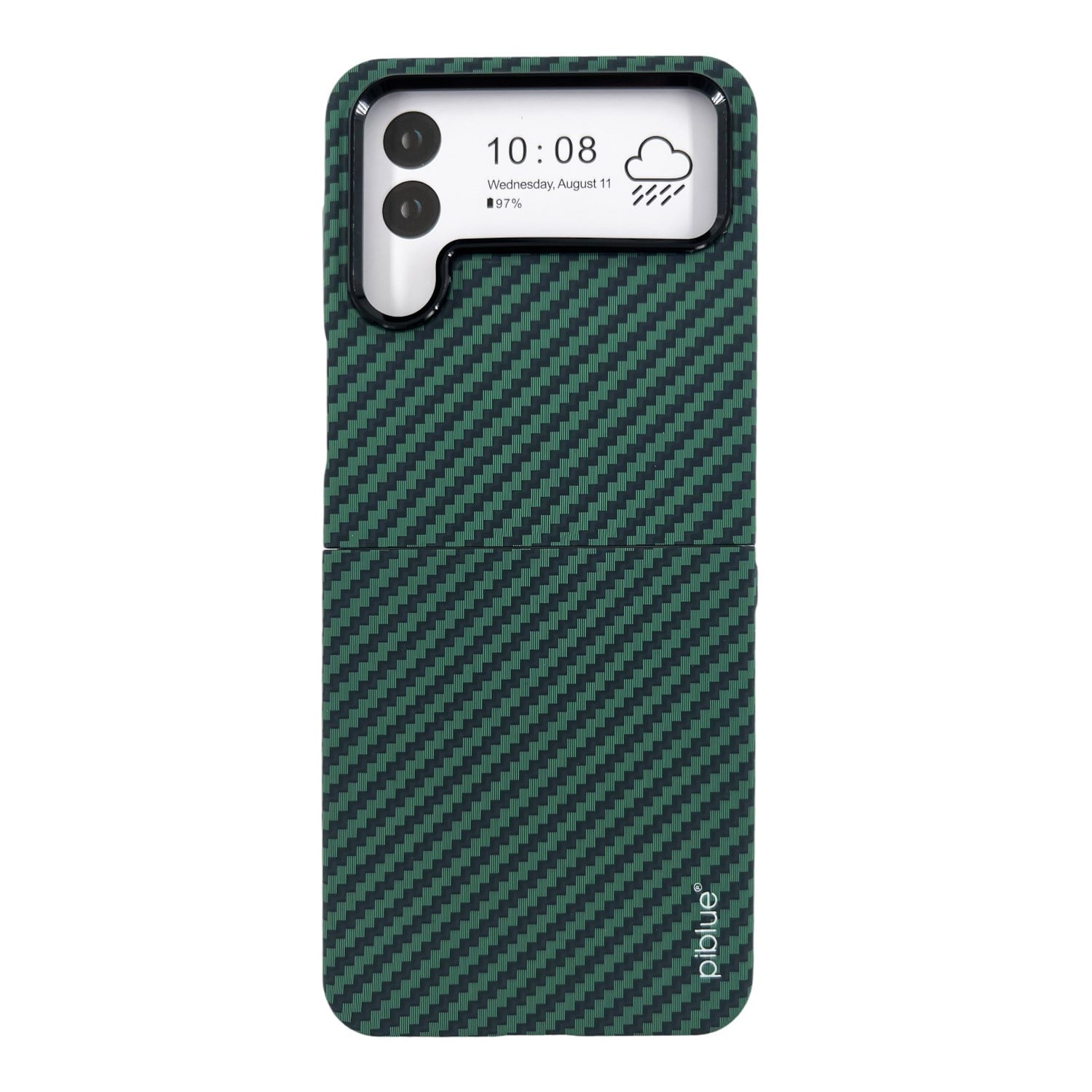 Nettech Samsung Galaxy Z Flip 4 Uyumlu Karbon Seri Arka Koruma Kılıf NT-111525