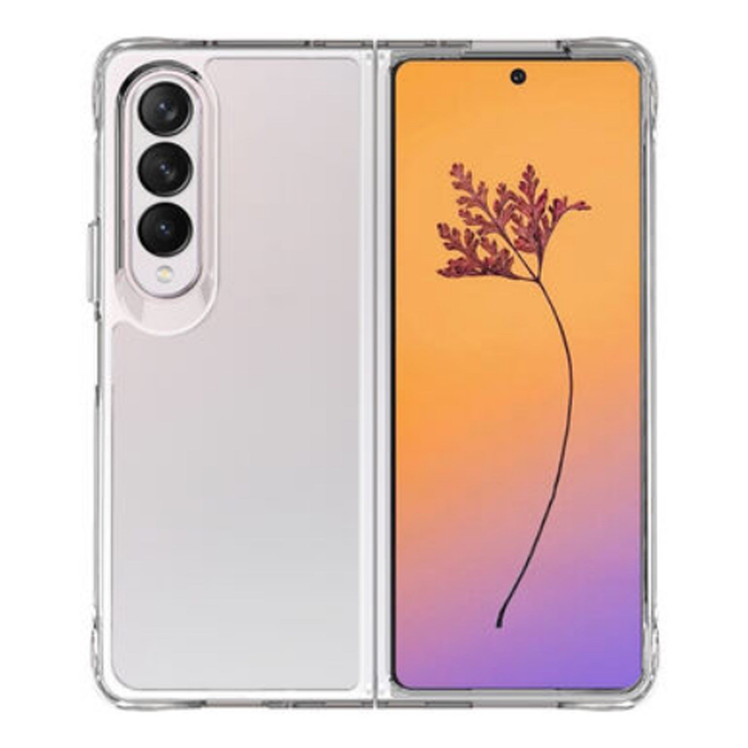 Nettech Samsung Galaxy Z Fold 4 Uyumlu Ultra Korumalı Arka Koruma Kılıf NT-100736