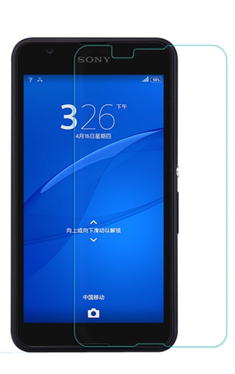 Nettech Sony Xperia E4G Uyumlu Ön Koruma Cam Ekran Koruyucu NT-6380