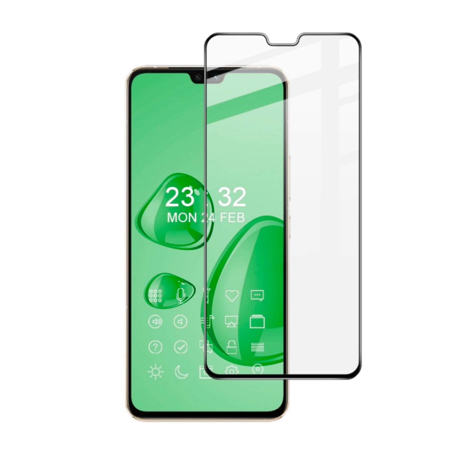 Nettech Vivo V23 Uyumlu 5D Glas Full Cam Koruyucu NT-111473