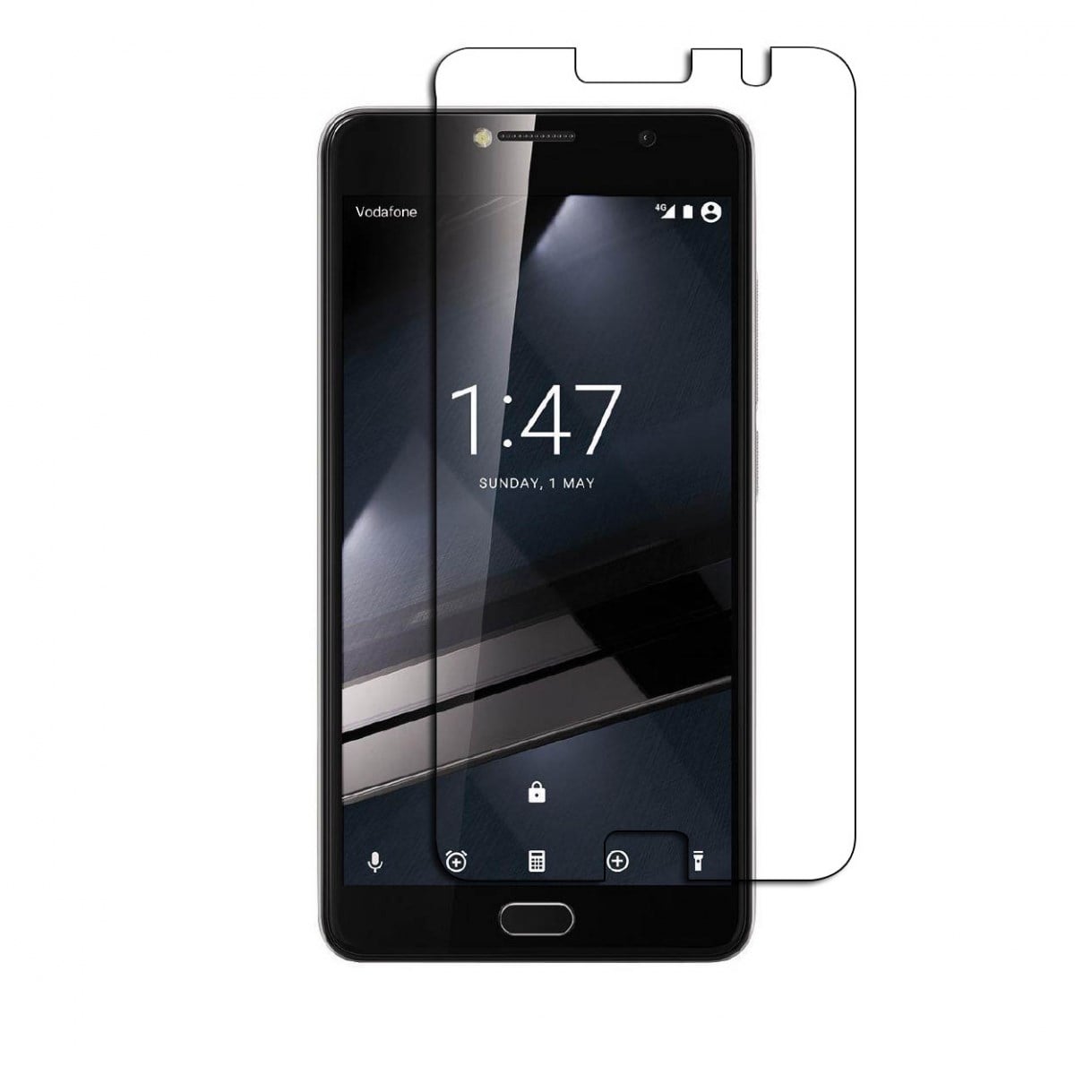 Nettech Vodafone Smart Ultra 7 Uyumlu Ön Koruma Nano Ekran Koruyucu NT-12619