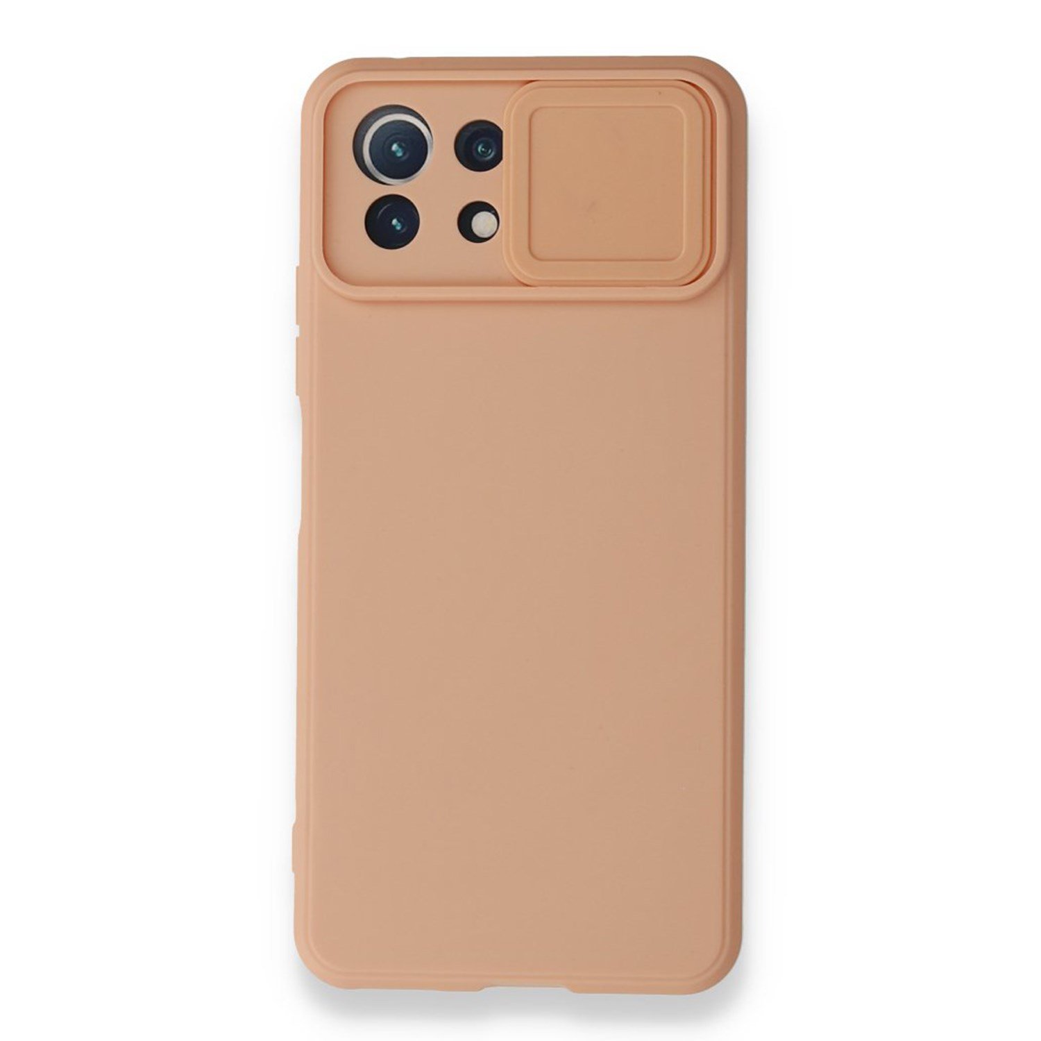 Nettech Xiaomi Mi 11 Lite Uyumlu Kızaklı Kamera Korumalı Arka Koruma Kılıf NT-87186