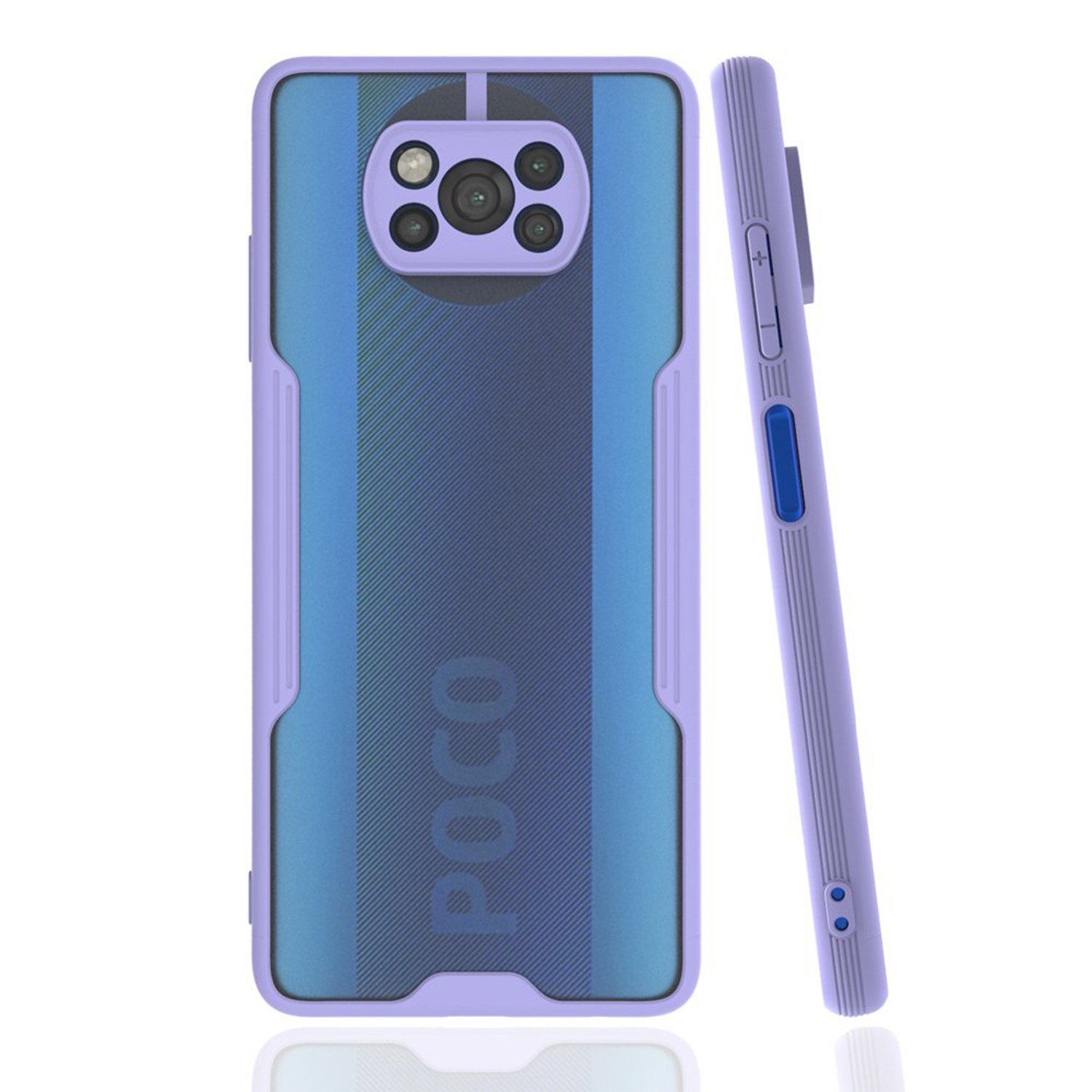 Nettech Xiaomi Poco X3 NFC Uyumlu Platin Seri Arka Koruma Kılıf NT-86510