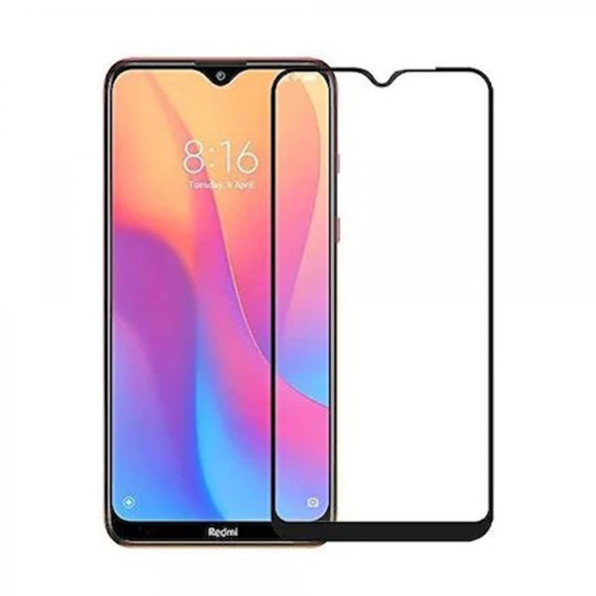 Nettech Xiaomi Redmi 8 Uyumlu 5D Glas Full Cam Koruyucu VR-19716