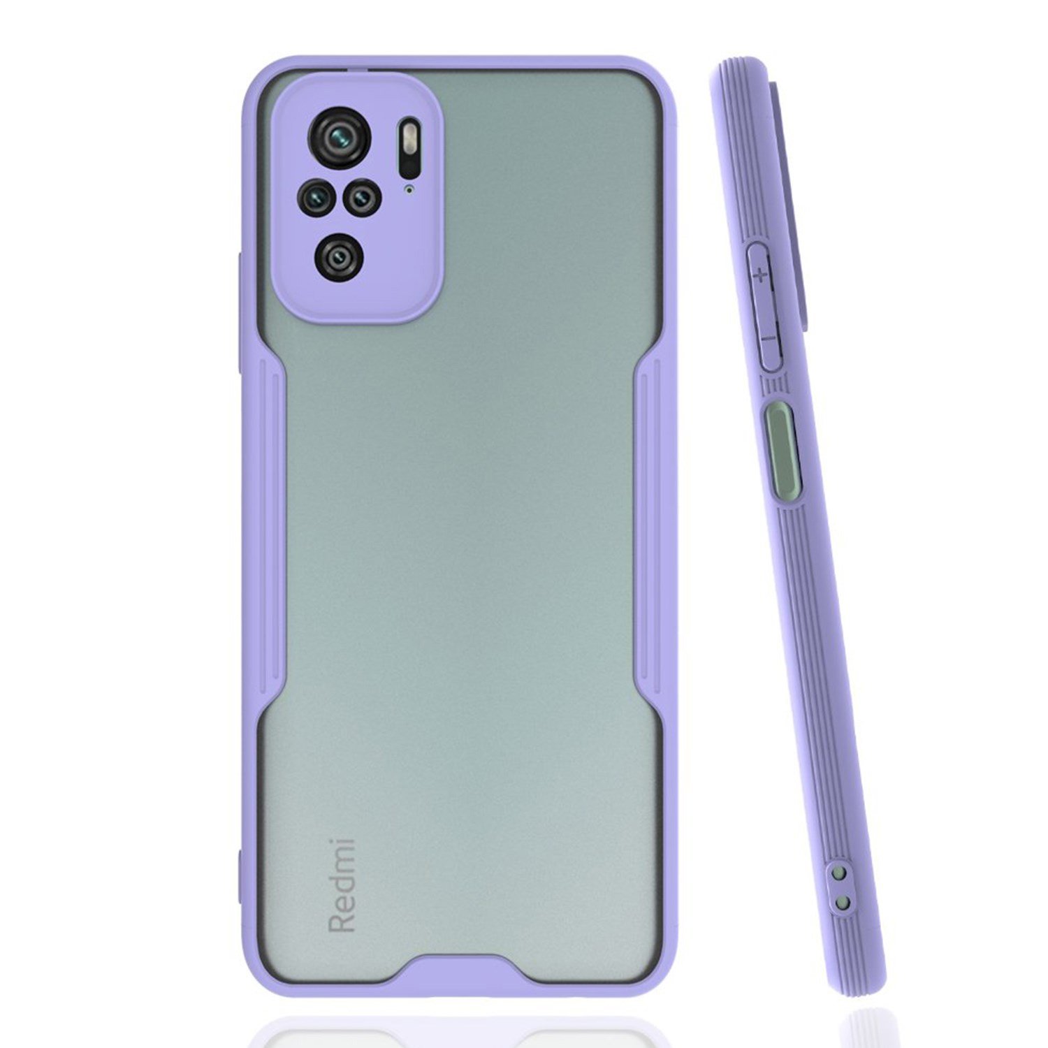 Nettech Xiaomi Redmi Note 10 Uyumlu Platin Seri Arka Koruma Kılıf NT-86468
