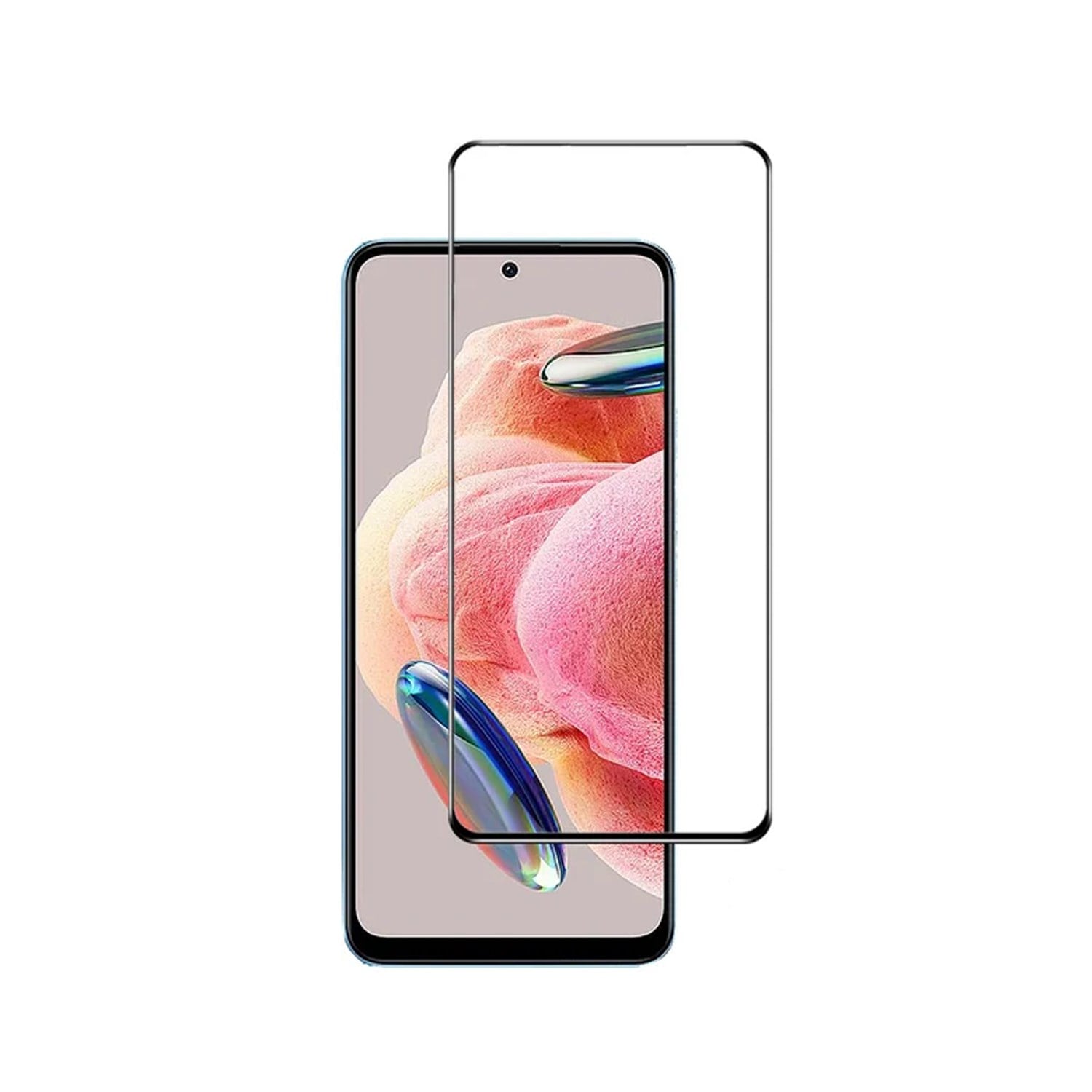 Nettech Xiaomi Redmi Note 13 4G Uyumlu 5D Glas Full Cam Koruyucu NT-110133