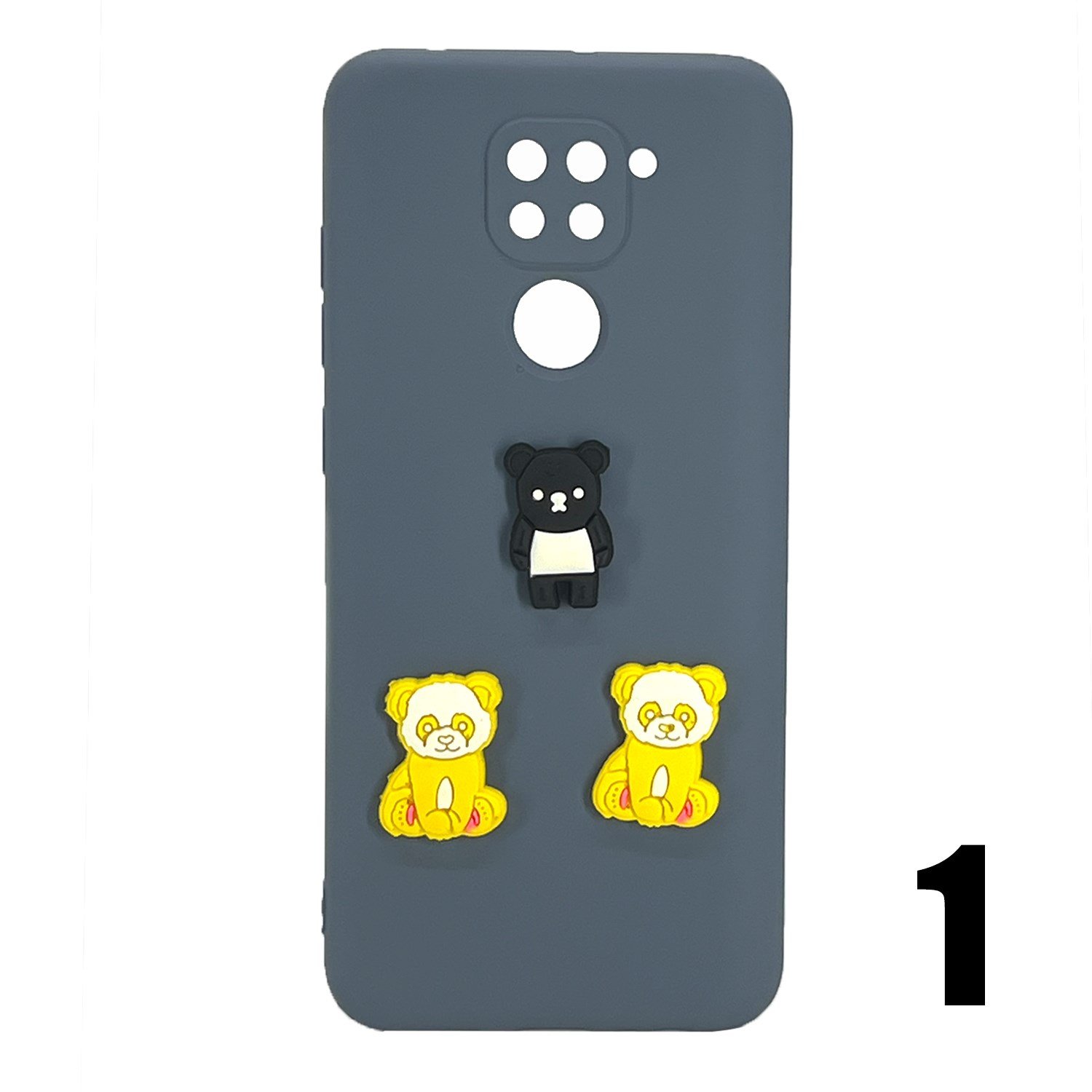 Nettech Xiaomi Redmi Note 9 Uyumlu Maskot Seri Arka Koruma Kılıf NT-106206