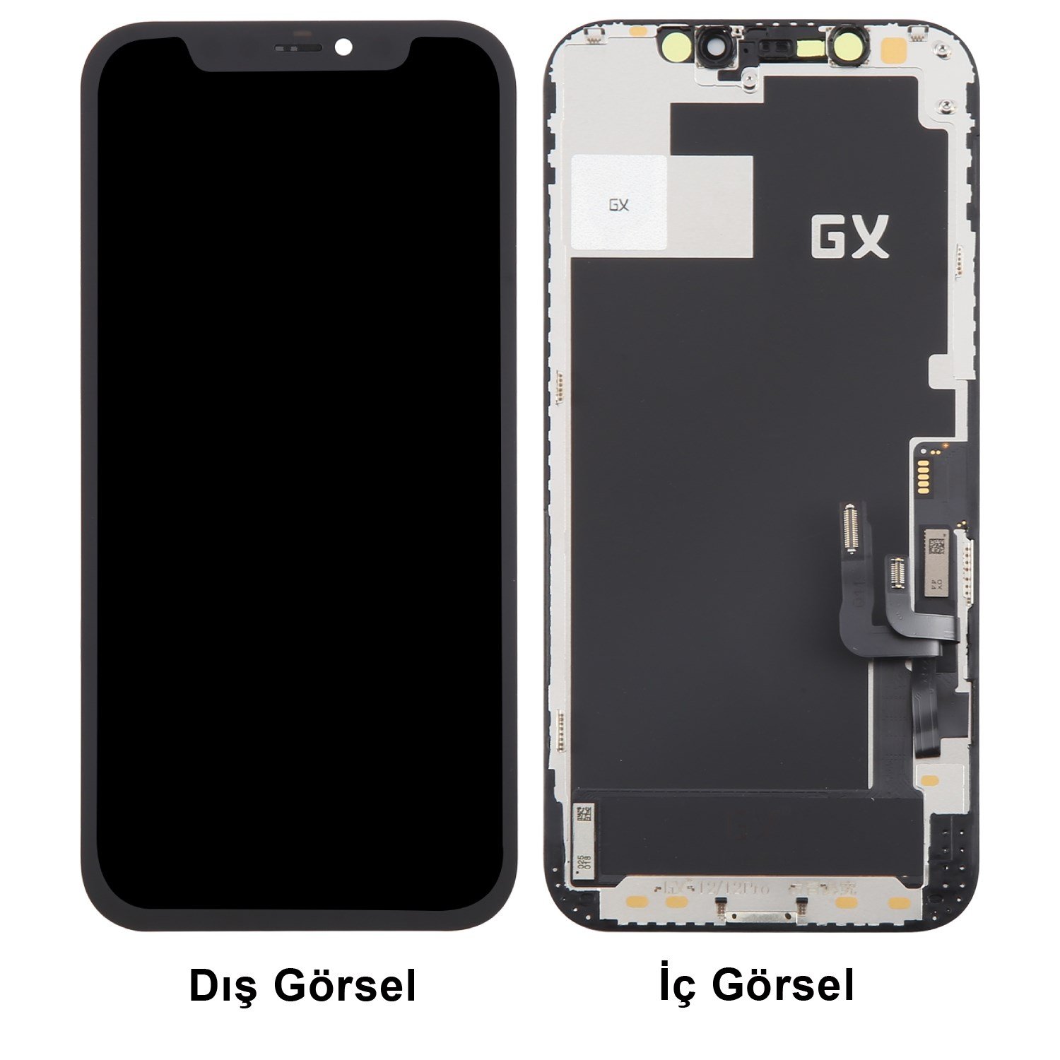 Teknonet Apple iPhone 12 Pro Uyumlu GX Oled Lcd+Dokunmatik NT-92595