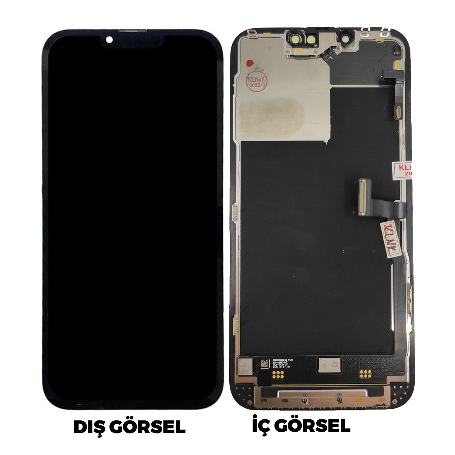 Teknonet Apple iPhone 13 Pro Uyumlu Org Lcd+Dokunmatik+Çıtalı NT-93216