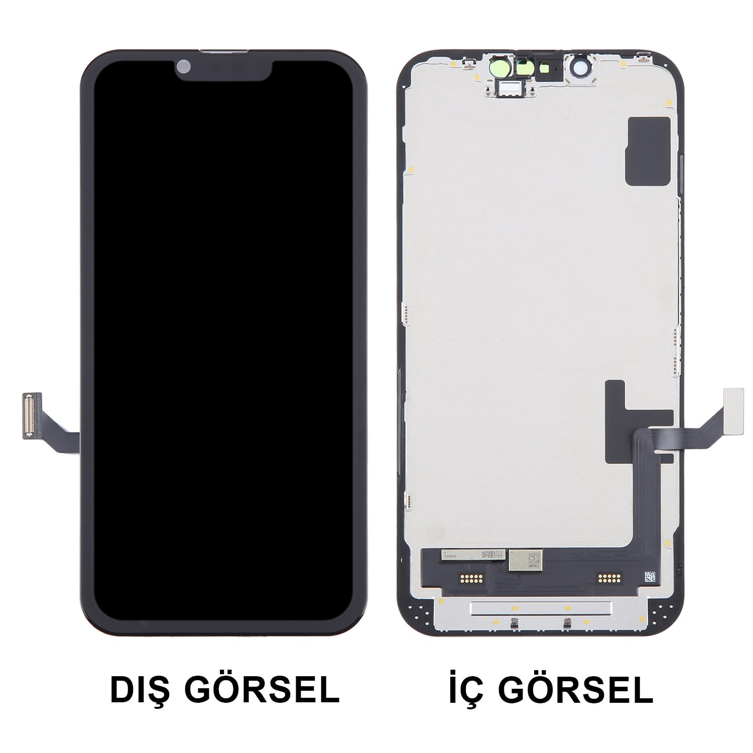 Teknonet Apple iPhone 14 Uyumlu Glw Fhd Lcd+Dokunmatik+Çıtalı NT-108153