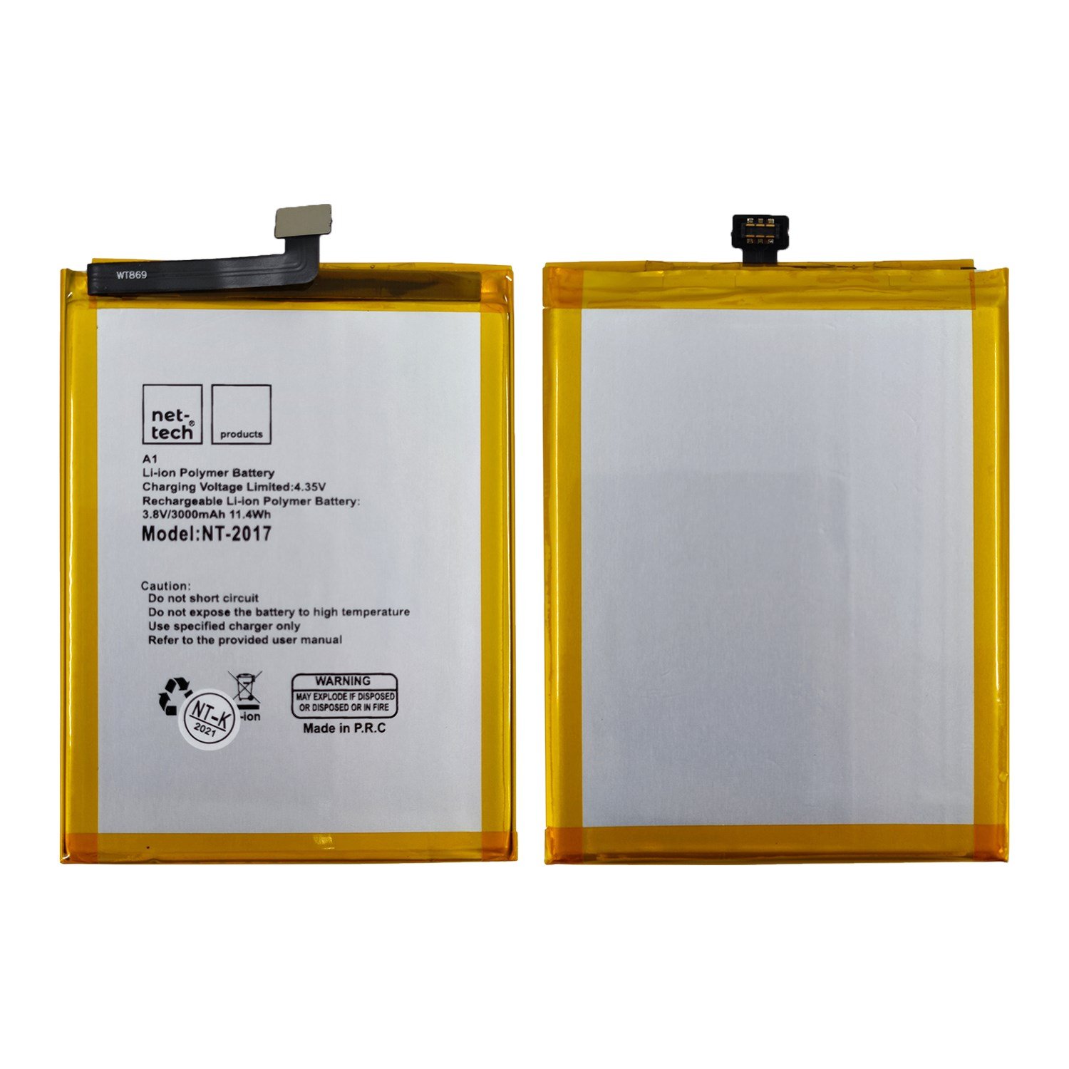 Teknonet Casper Via A1 Uyumlu Nettech 3000 MAh Batarya NT-85721