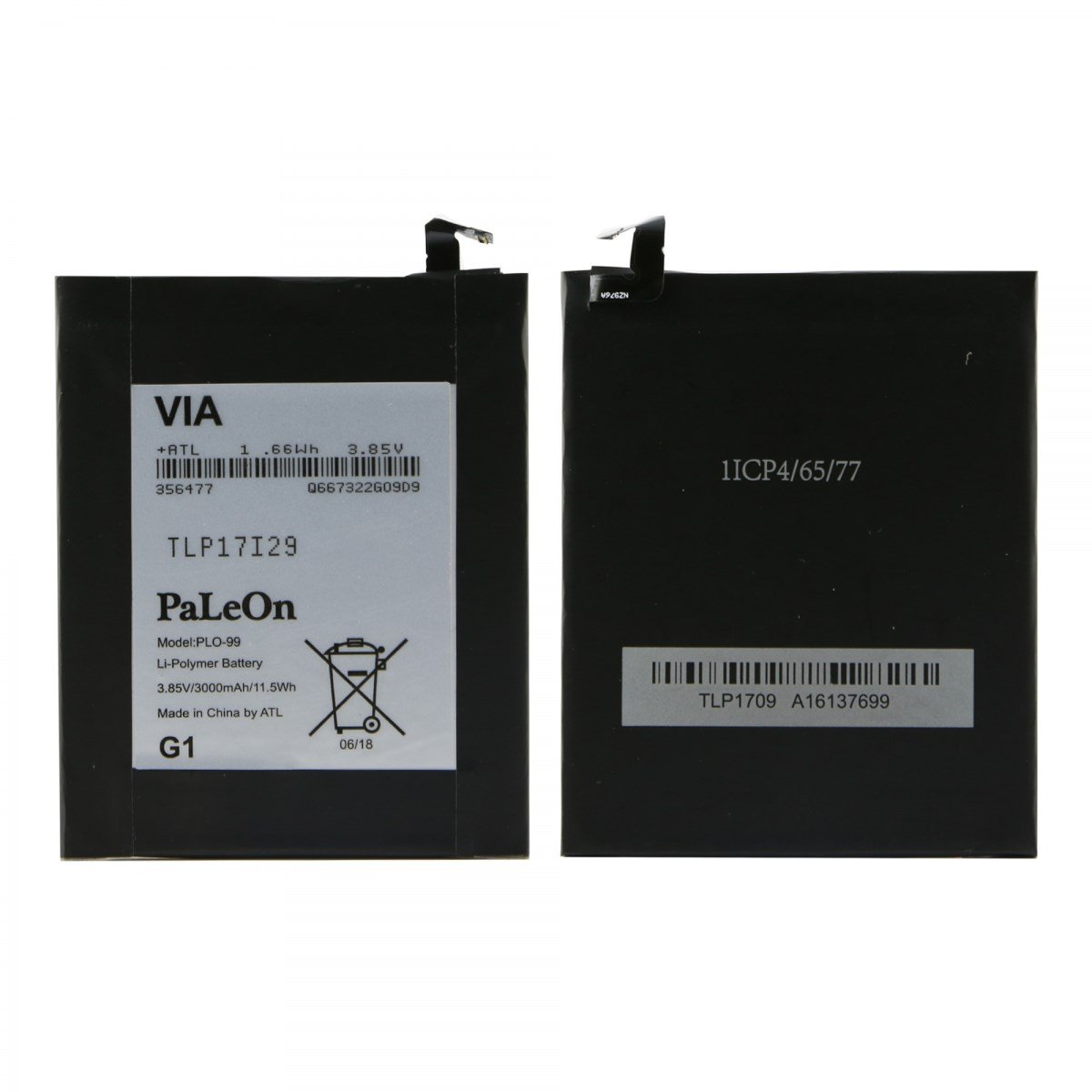 Teknonet Casper Via G1 Uyumlu Paleon NT-30257 3000 MAh Batarya NT-30257
