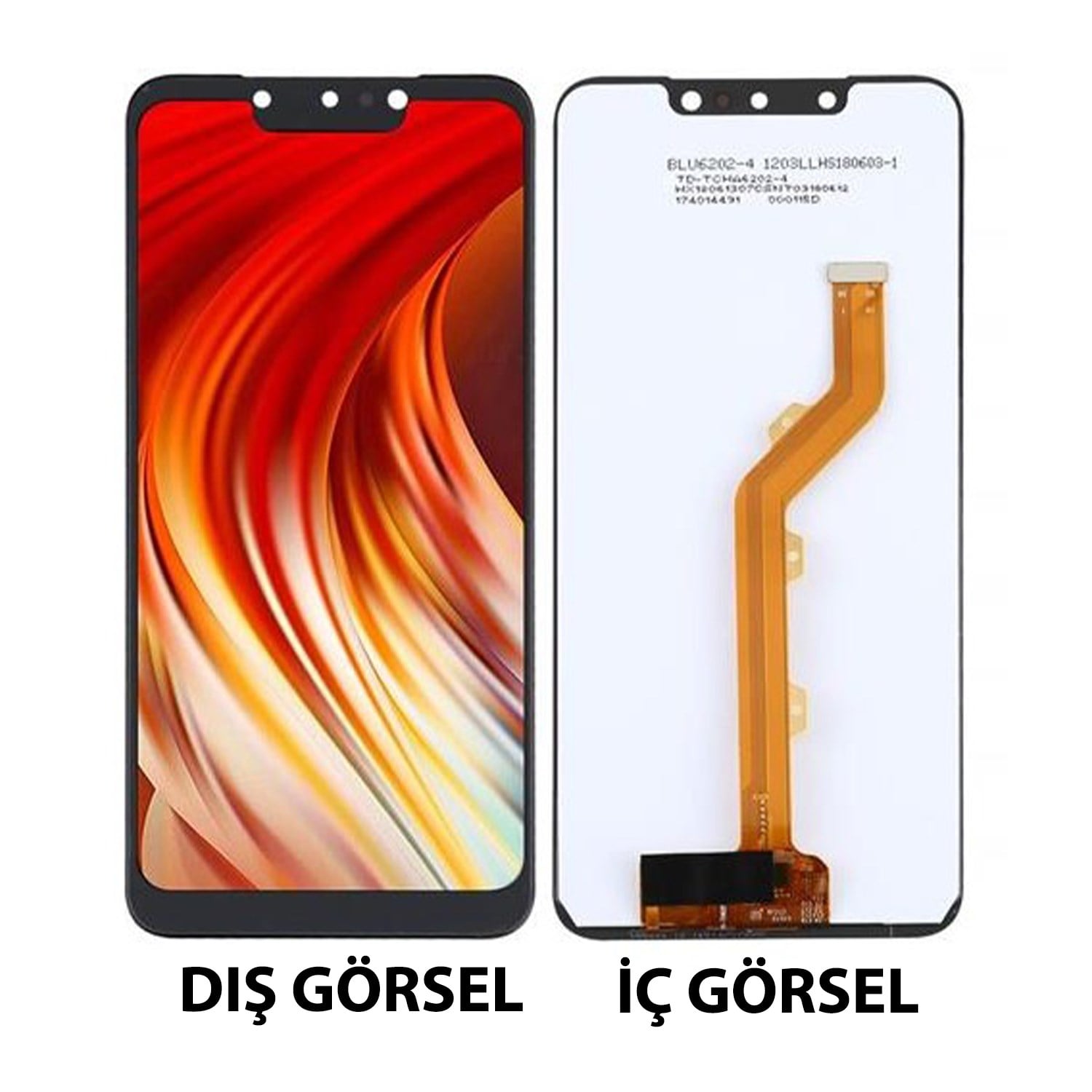 Teknonet İnfinix Hot 7 Pro Uyumlu AAA Kalite Lcd+Dokunmatik NT-108081
