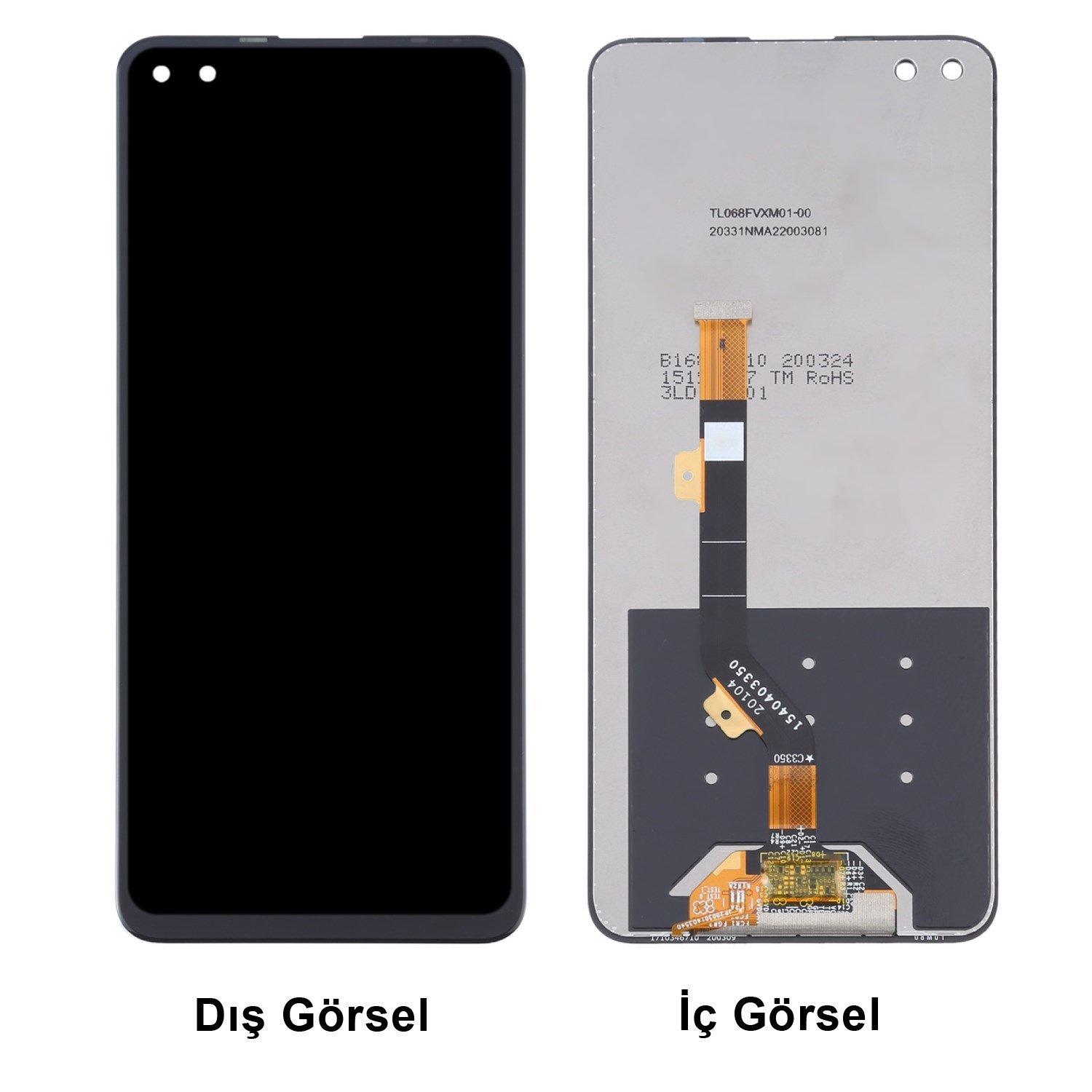 Teknonet Tecno Camon 16 Premier Uyumlu Org Lcd+Dokunmatik NT-116443