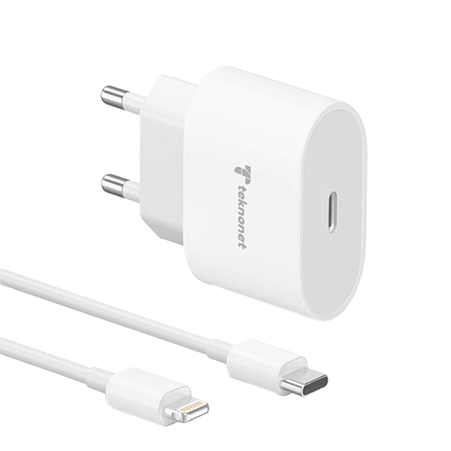 Teknonet TN-HCH11 20W PD 3000 mAh Lightning Kablo + Şarj Aleti NT-98784