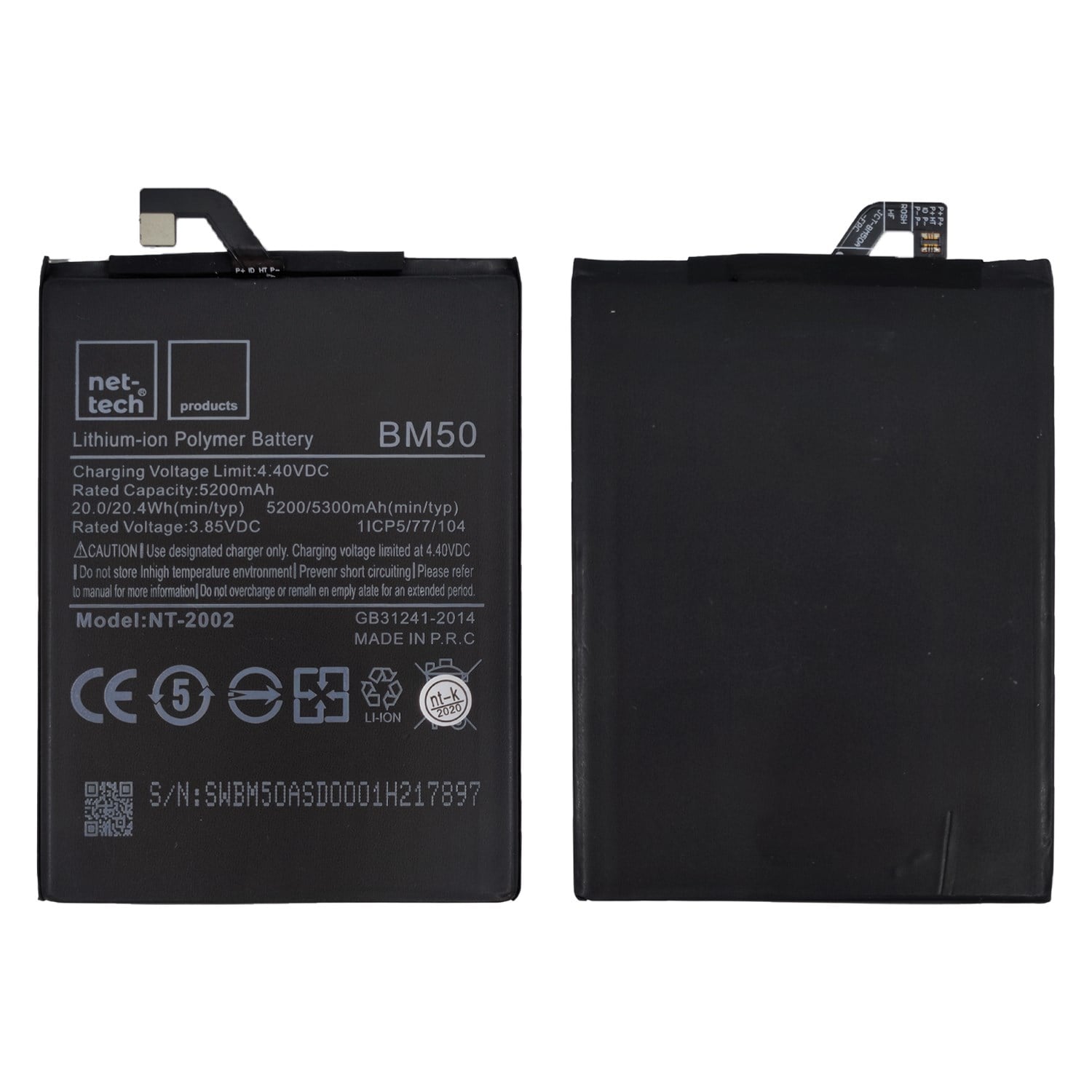 Teknonet Xiaomi Mi Max 2 Uyumlu Nettech BM50 5200 MAh Batarya NT-82569
