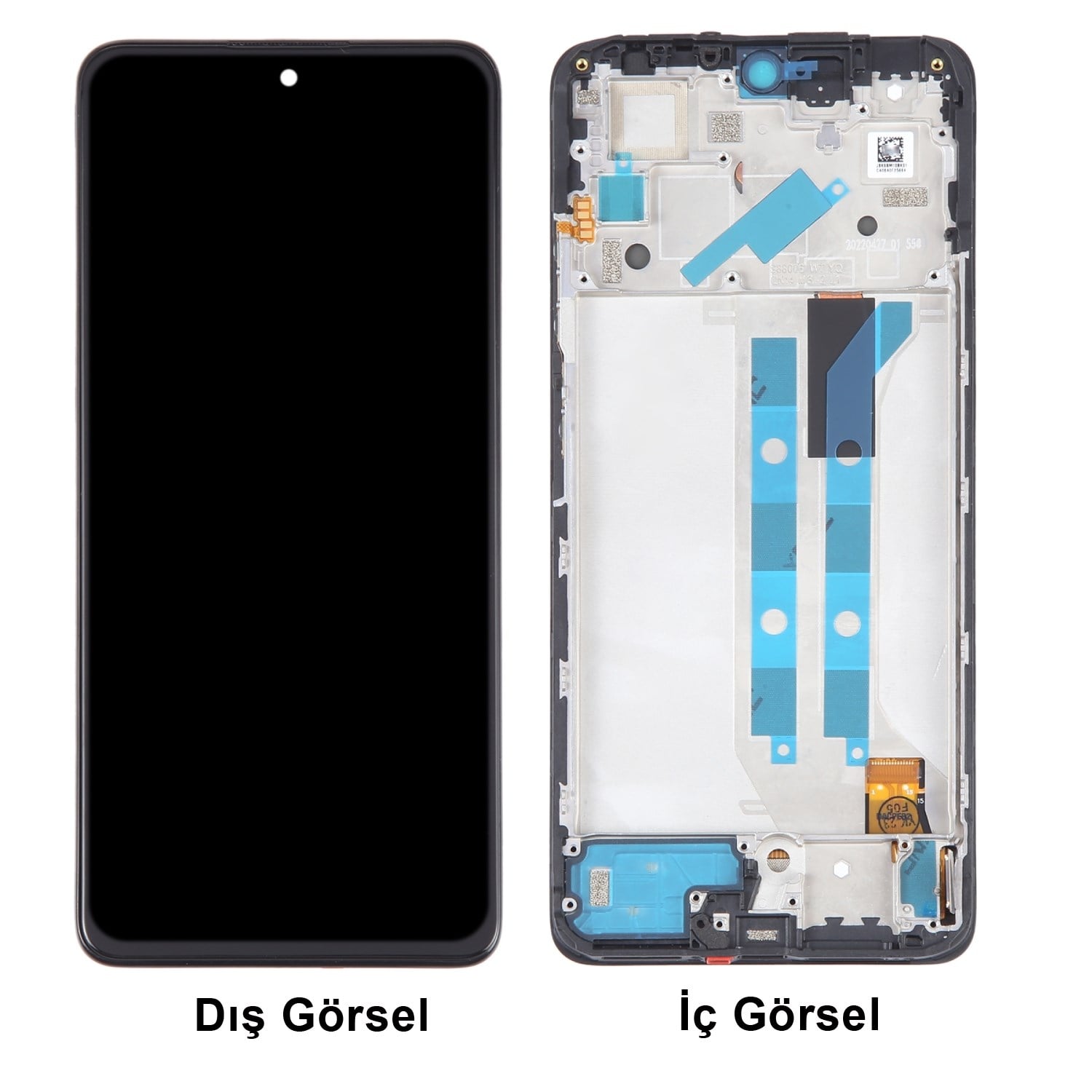 Teknonet Xiaomi Redmi Note 12 Pro 4G Uyumlu Oled Lcd+Dokunmatik+Çıtalı NT-108103