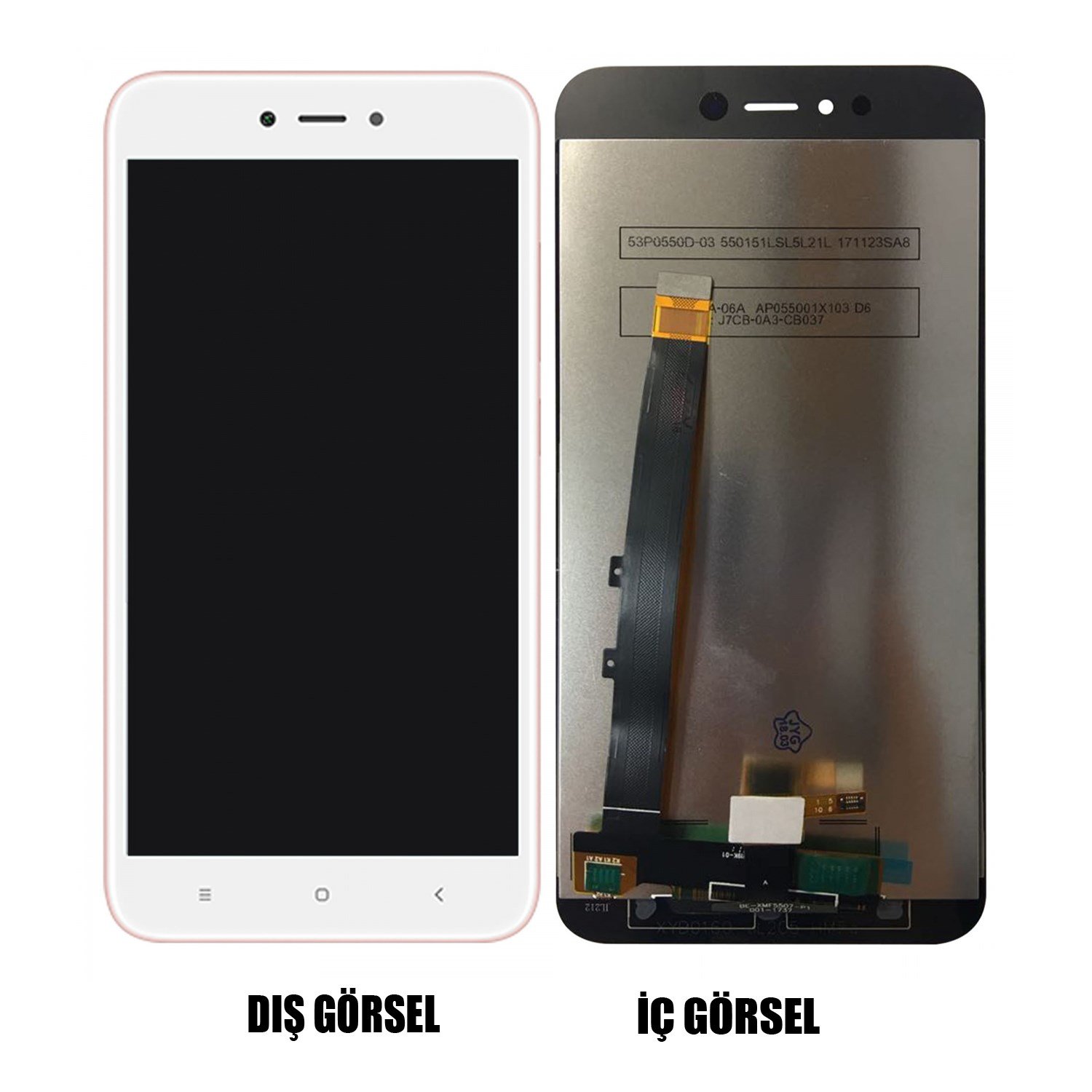 Teknonet Xiaomi Redmi Note 5A Uyumlu Org Lcd+Dokunmatik VR-6346