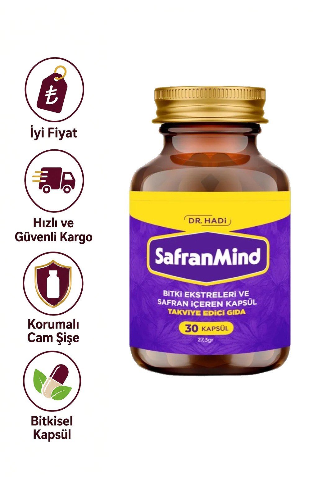 SafranMind 30 Kapsül 