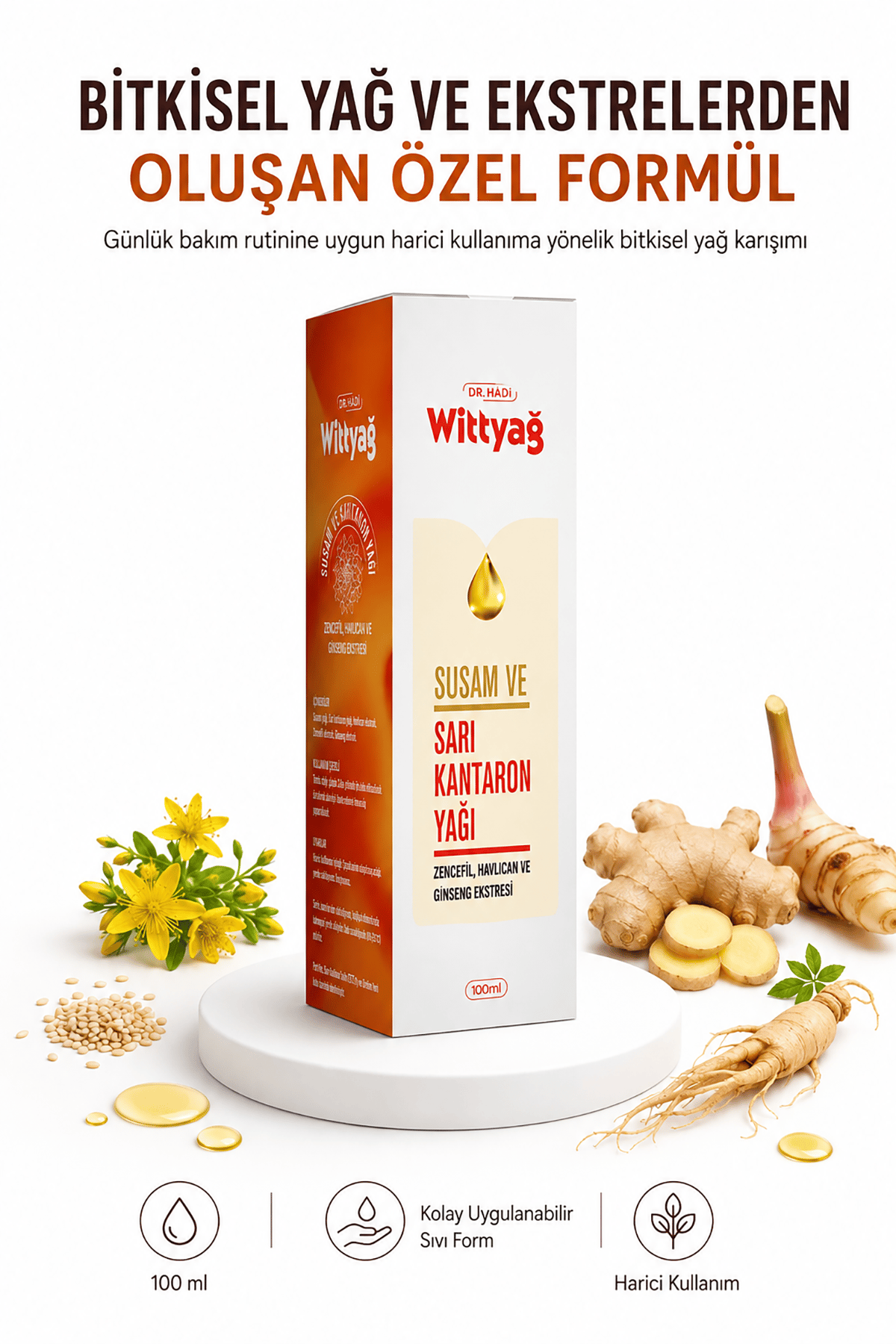 Wittyağ Bitkisel Masaj Yağı 