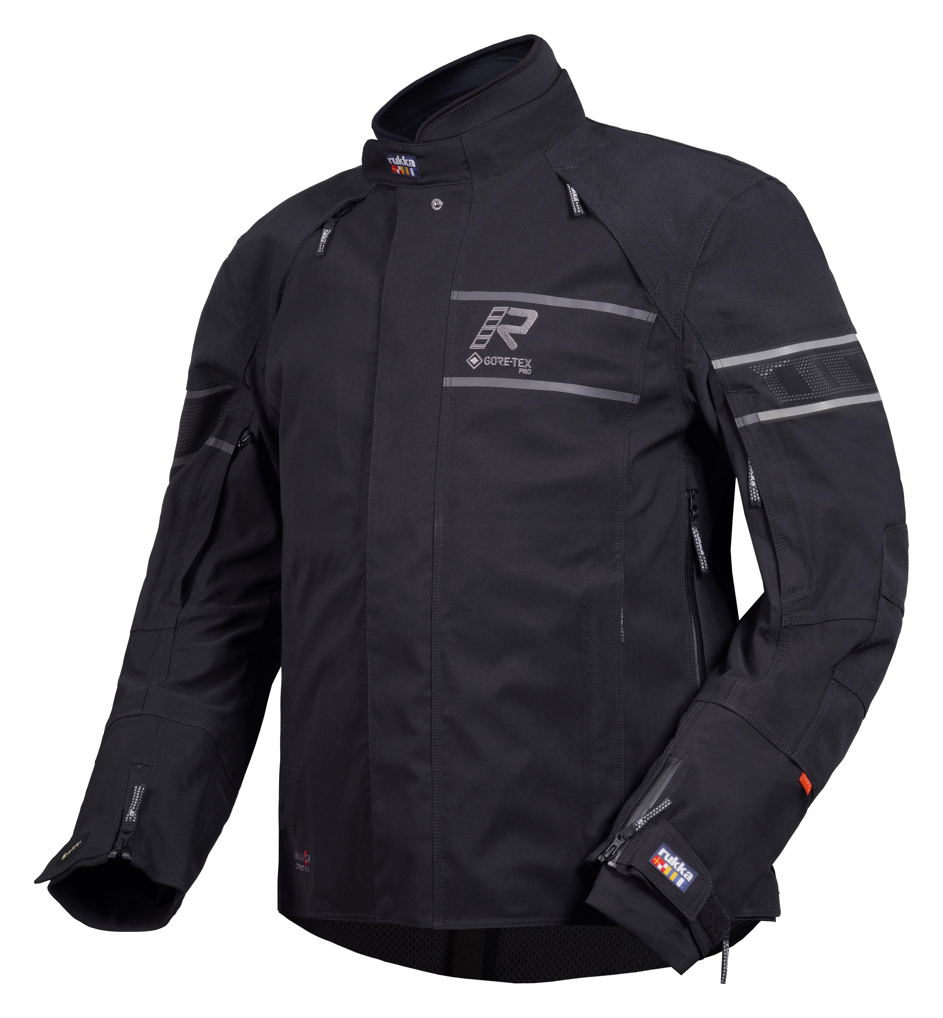 Rapto-R Gore-Tex Pro Erkek Kışlık Motosiklet Montu Siyah-999