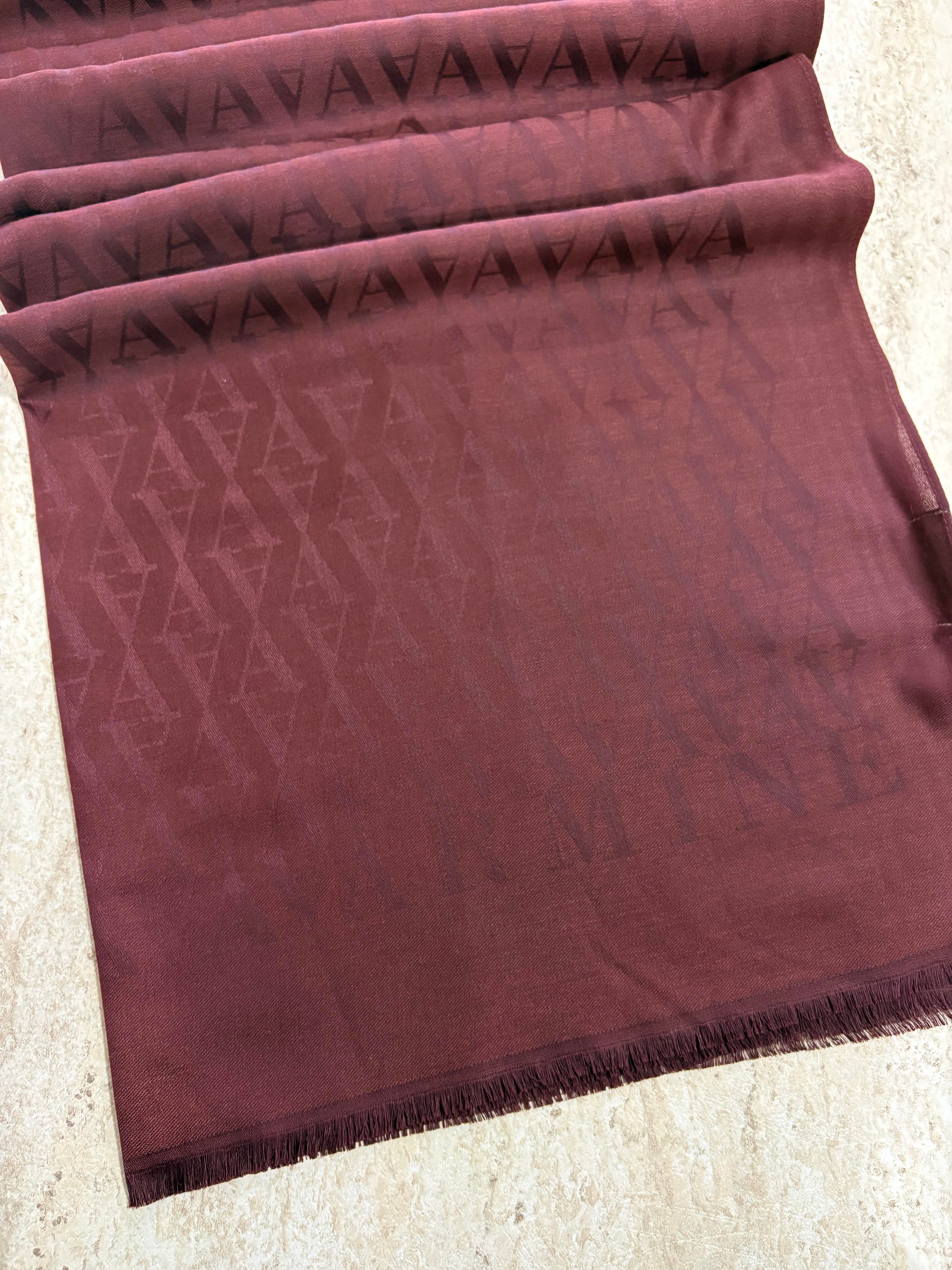Armine Edition Şal Bordo
