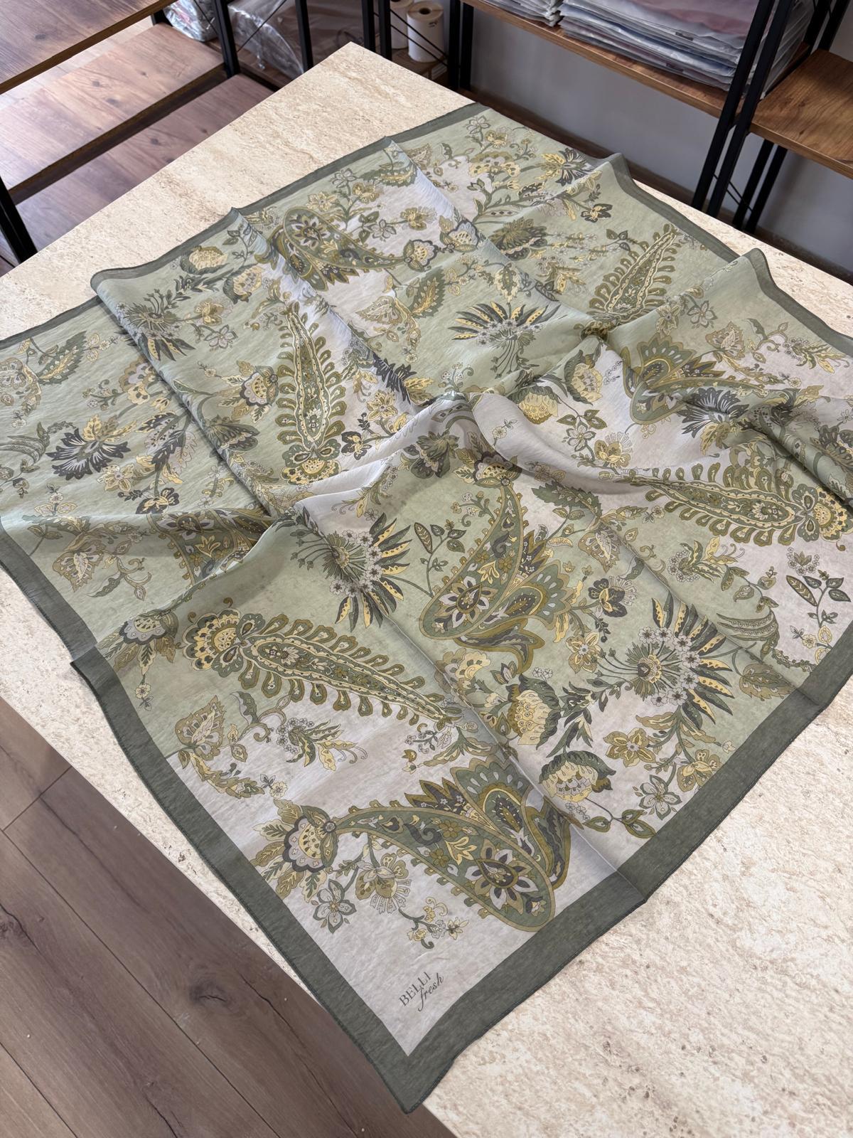 Belli Fresh Tensel Eşarp Mint 02