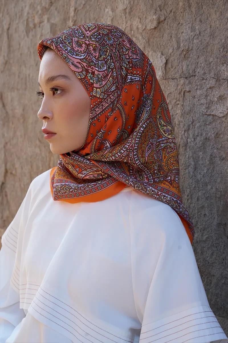 Ed Scarf  Viskon Esarp Turuncu