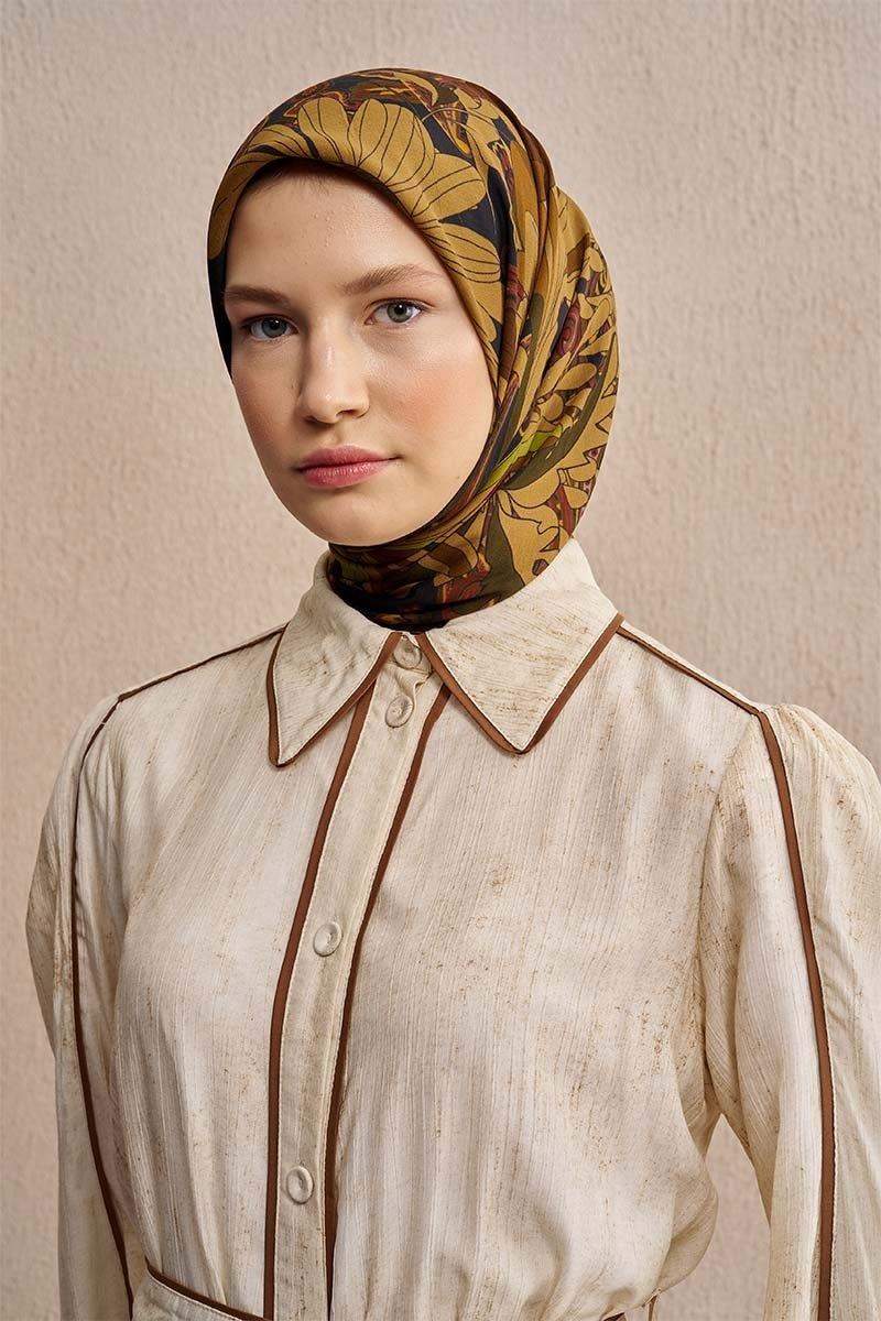 Ed Scarf  Viskon Esarp Yağ Yeşili